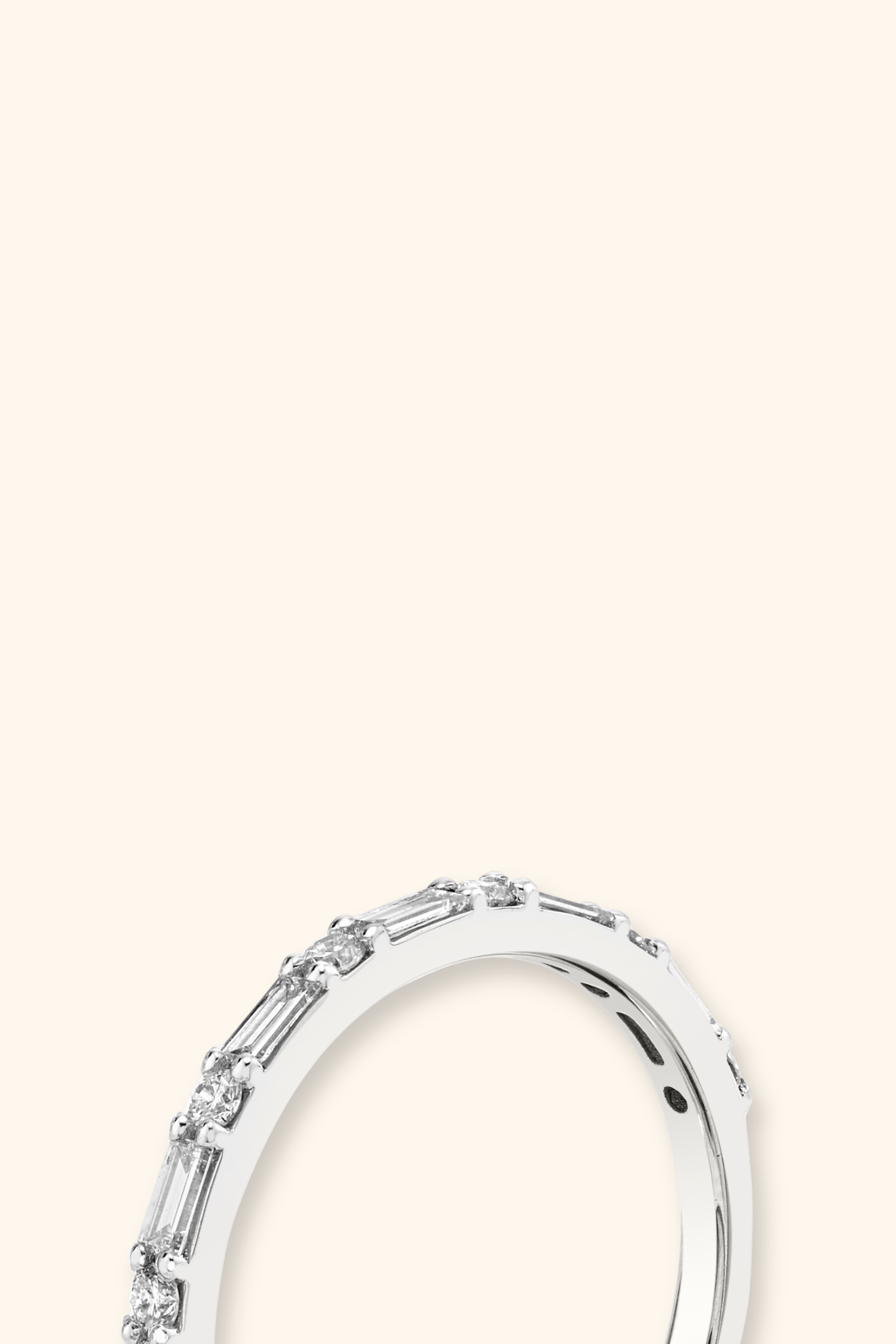 Leona Alternate Shapes Pavé Band