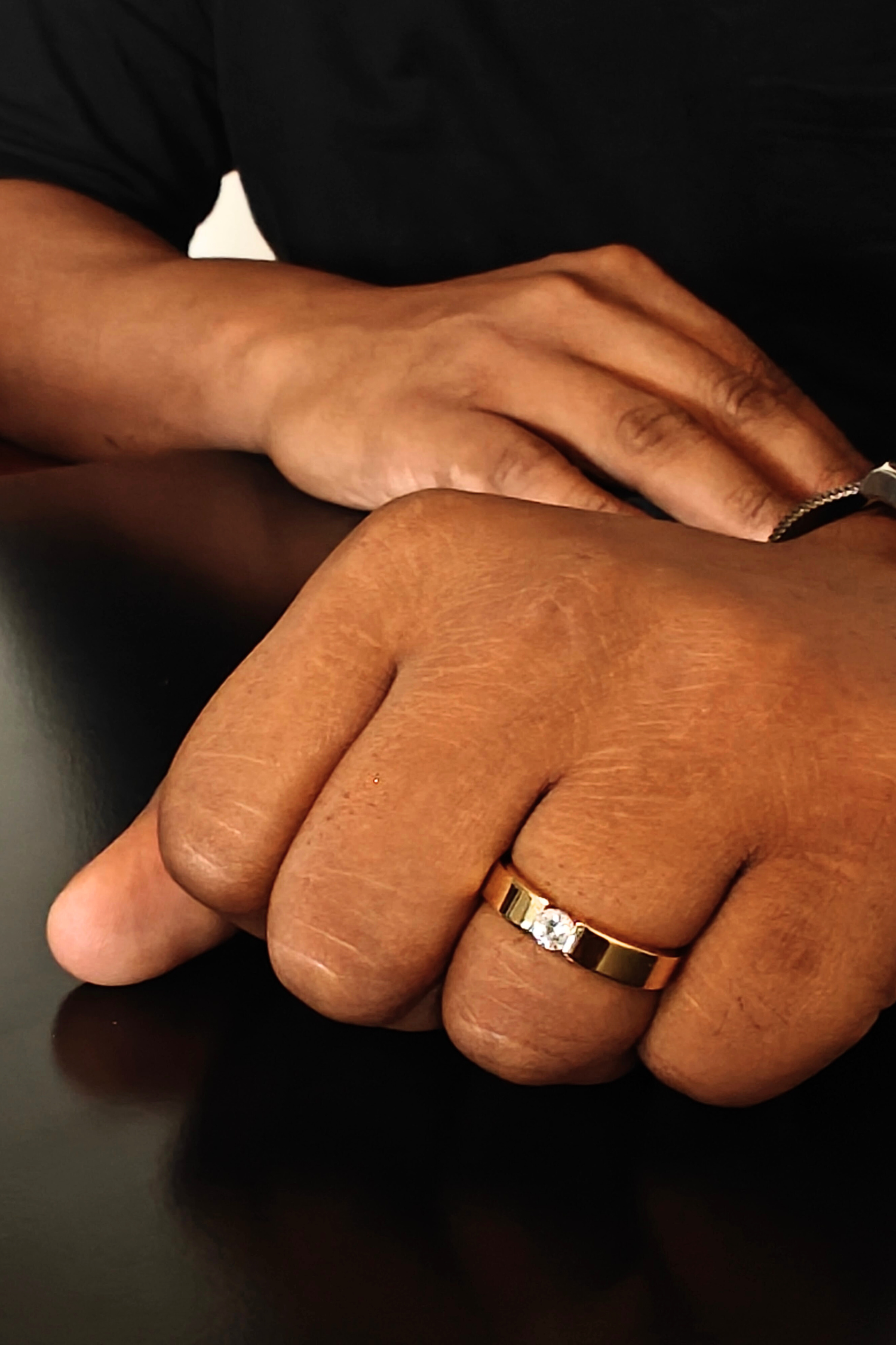Loyal Ring with a Round Solitaire