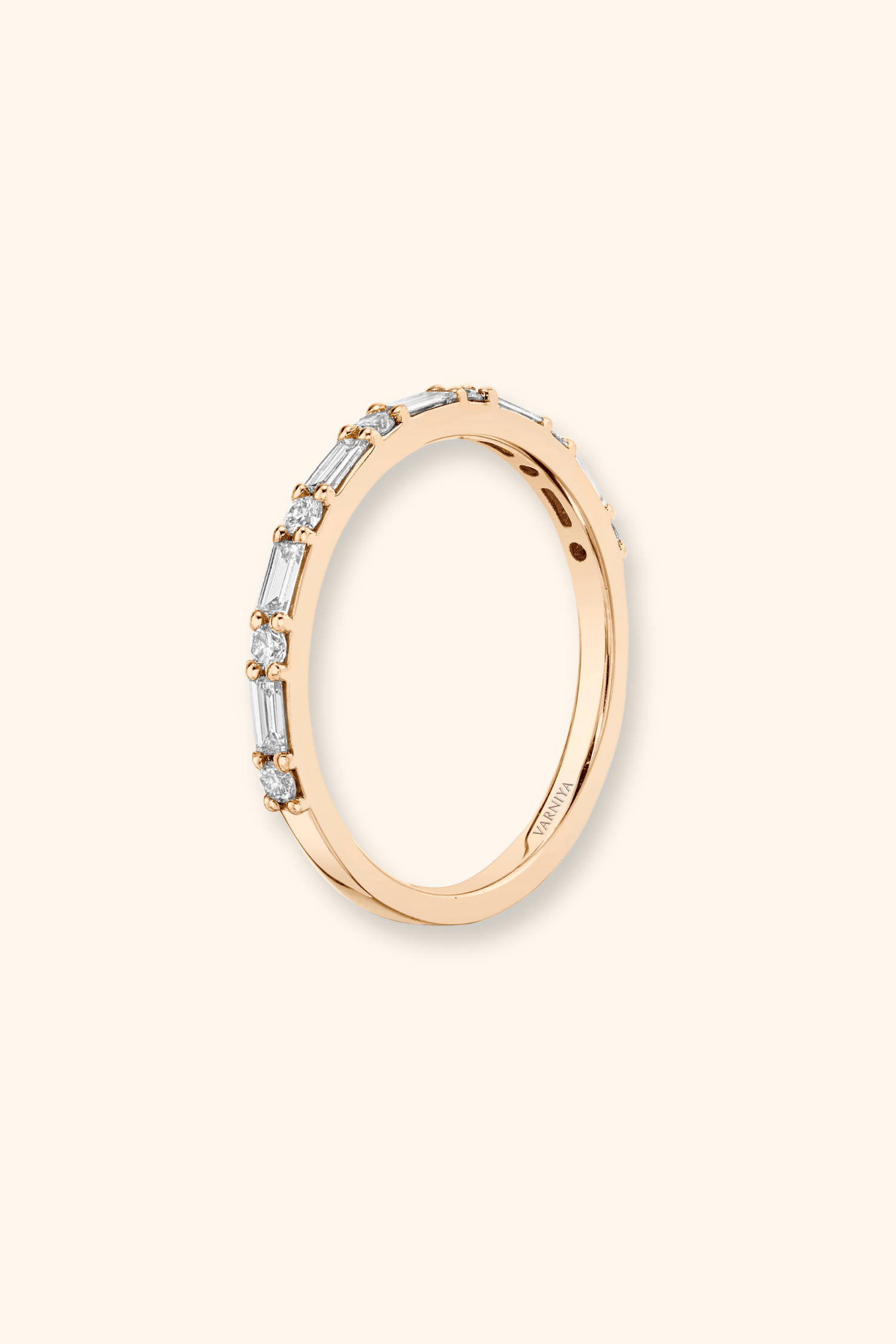 Leona Alternate Shapes Pavé Band