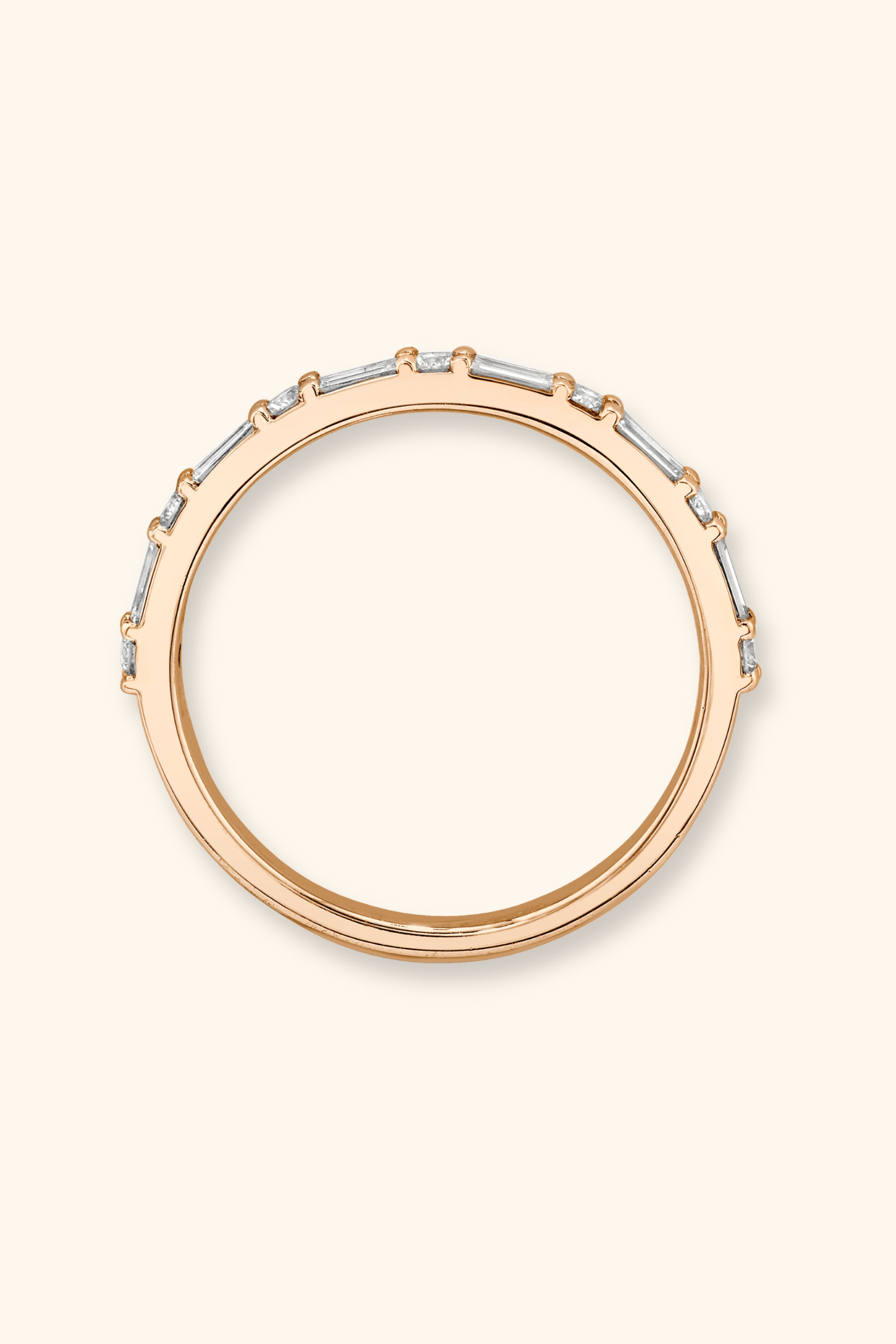 Leona Alternate Shapes Pavé Band