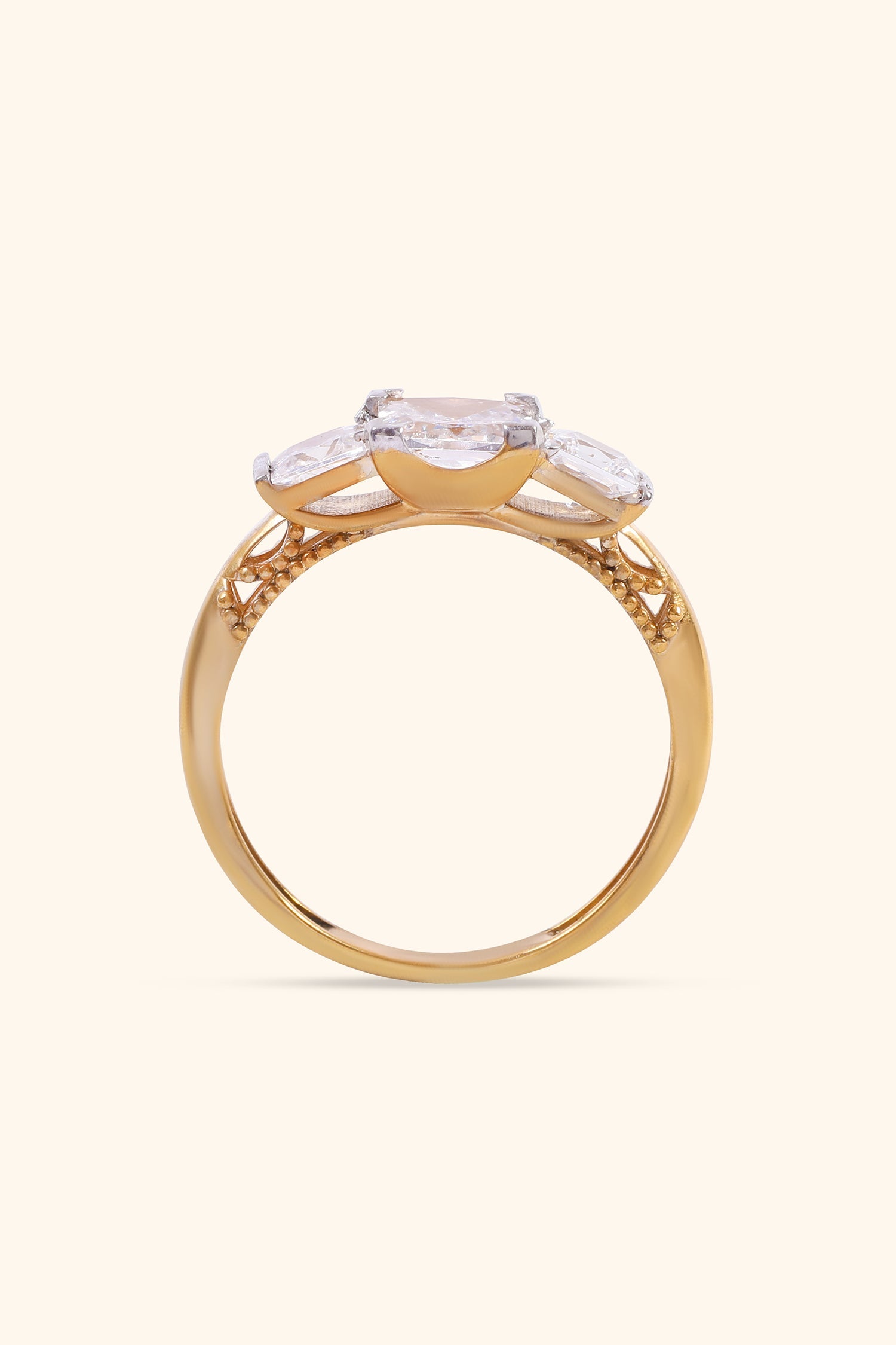 Catalina Trilogy Princess Solitaire Ring