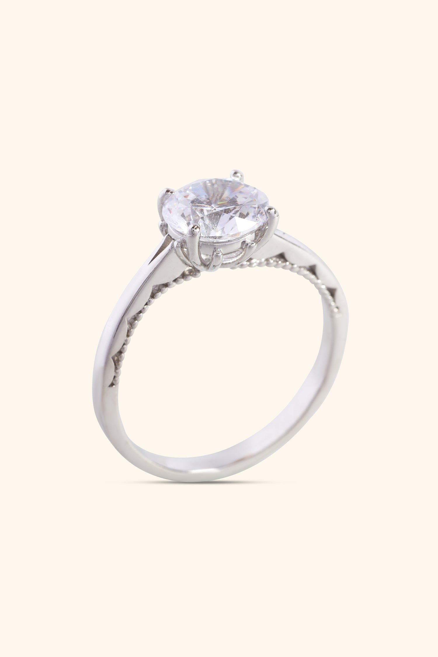 Round Brilliant Solitaire Ring 1