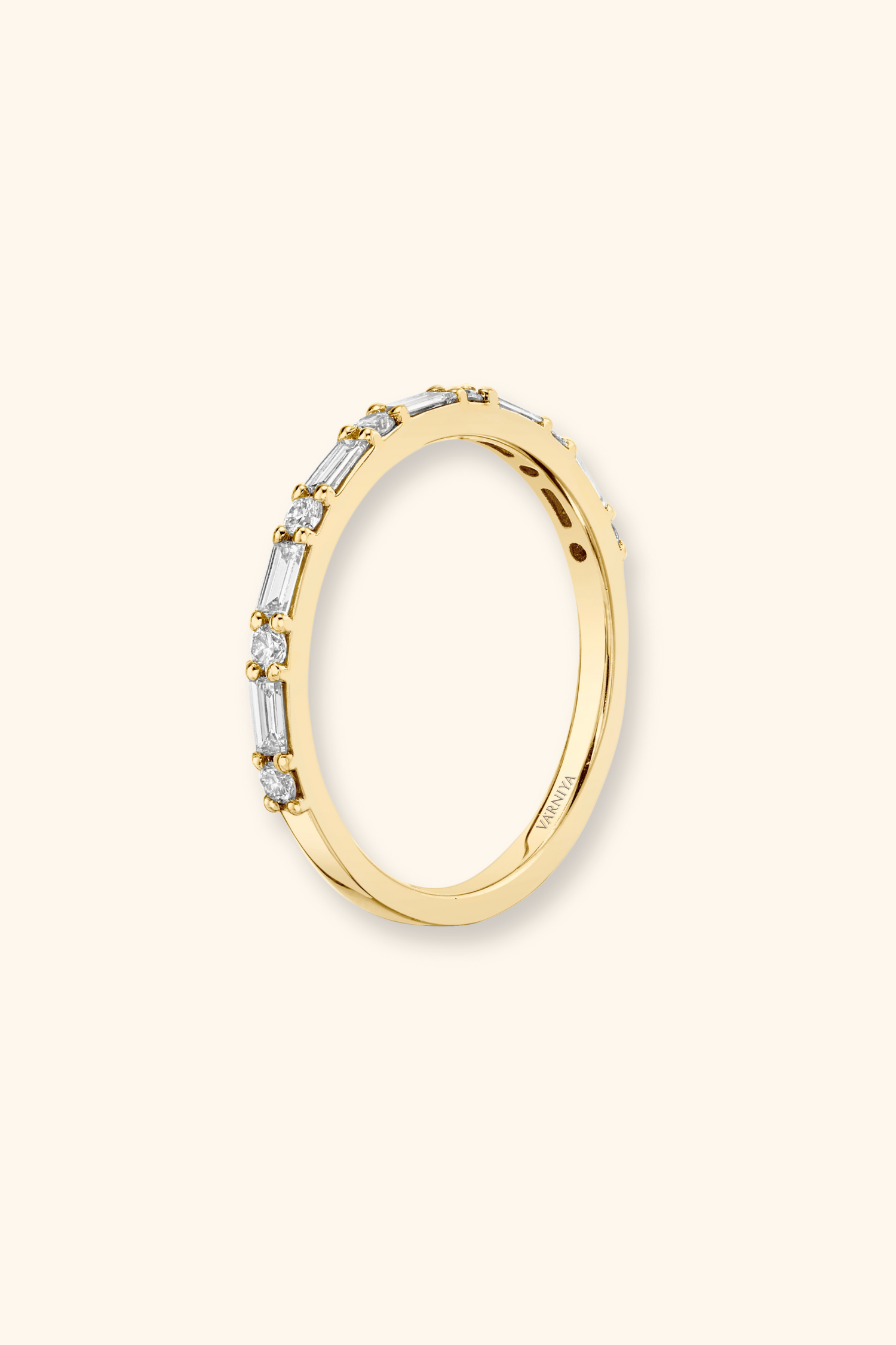 Leona Alternate Shapes Pavé Band