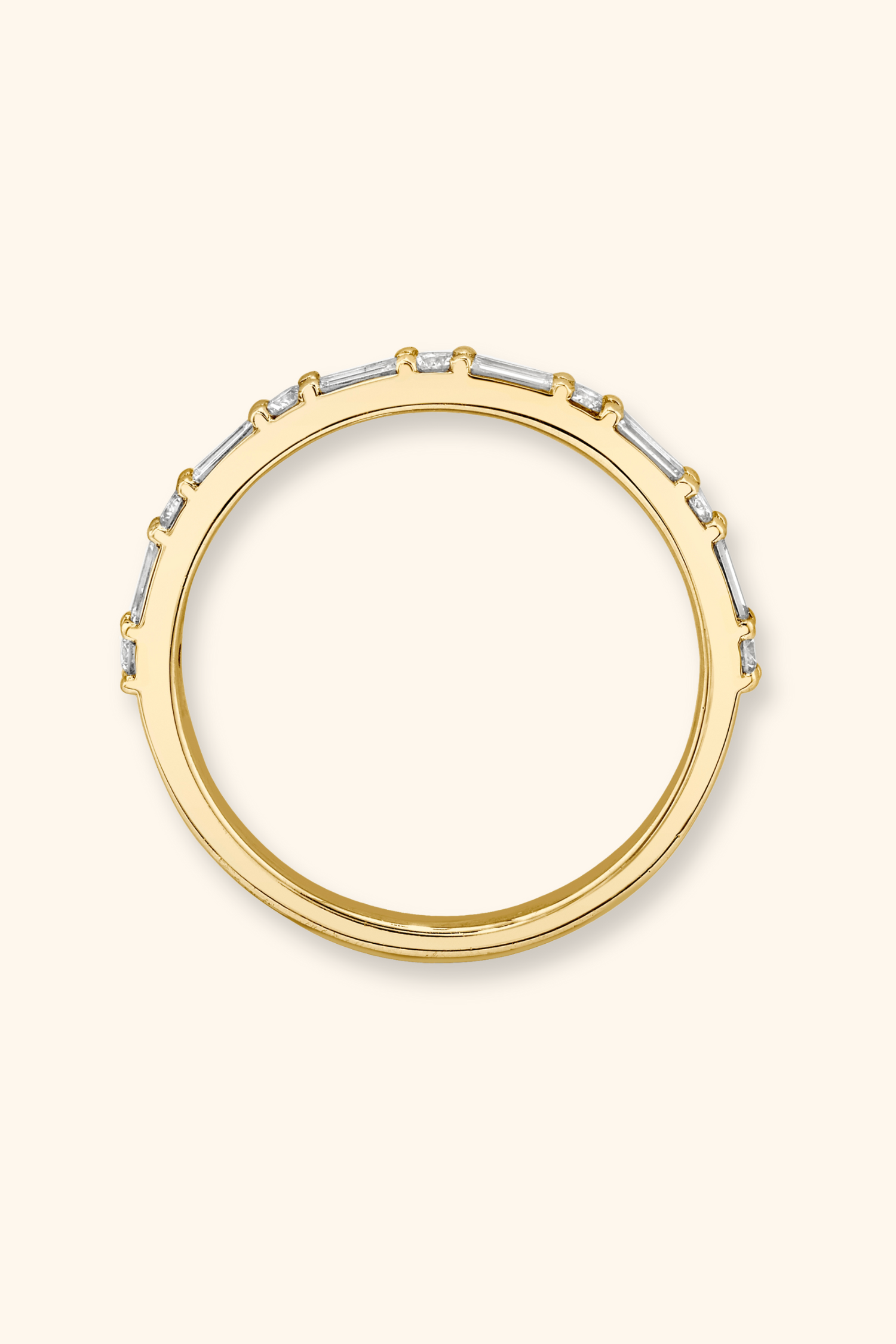 Leona Alternate Shapes Pavé Band