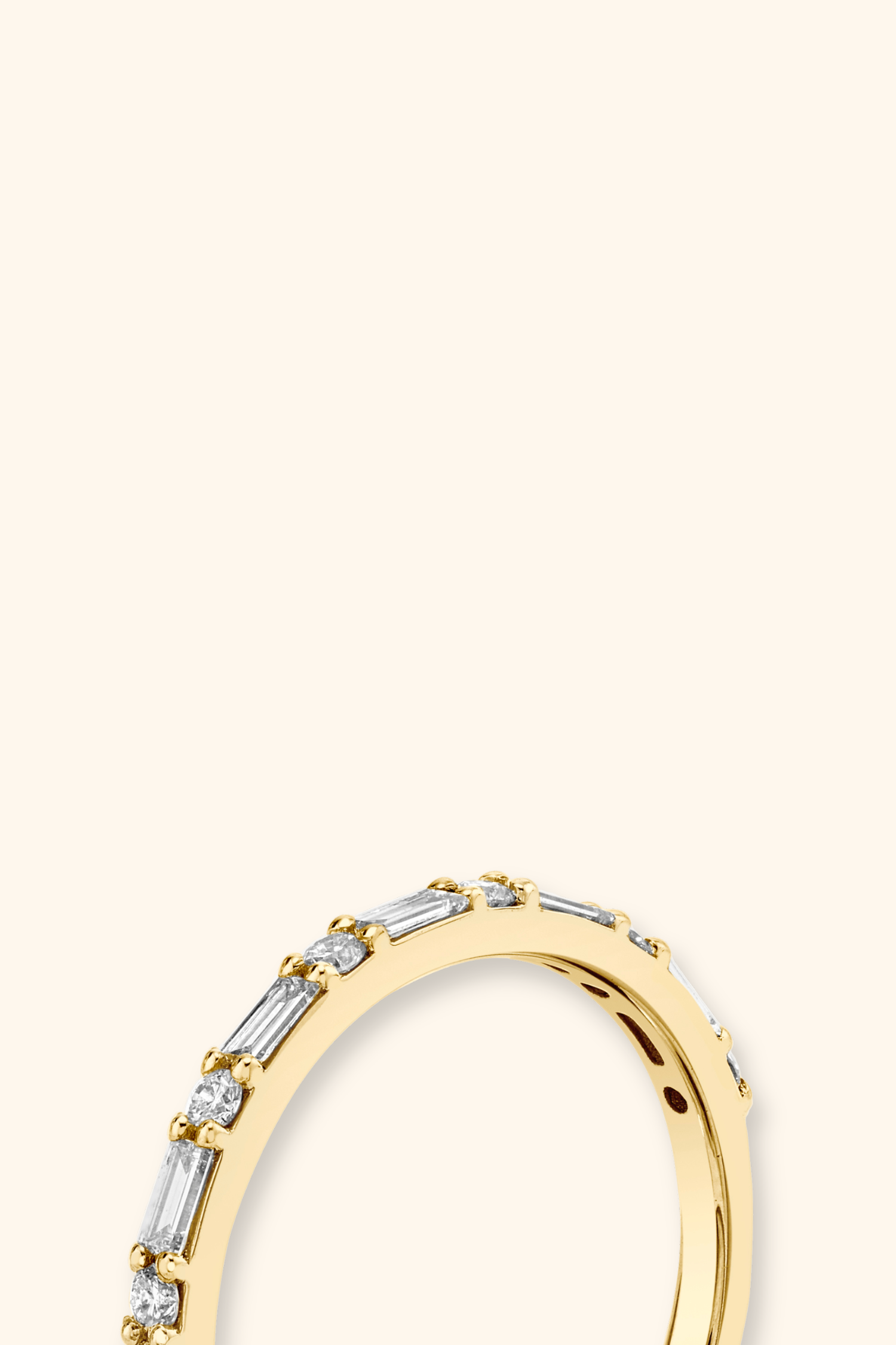 Leona Alternate Shapes Pavé Band
