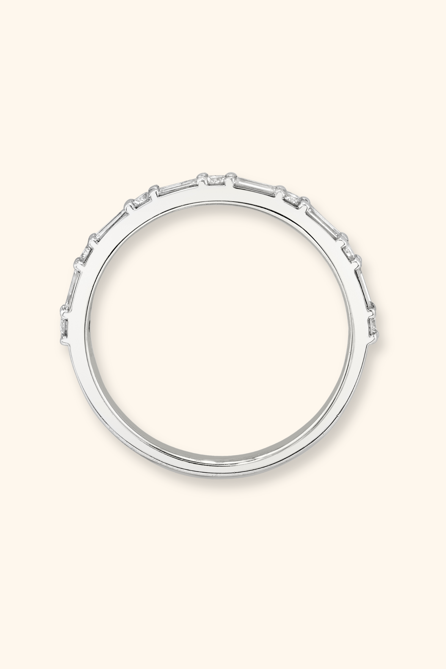 Leona Alternate Shapes Pavé Band