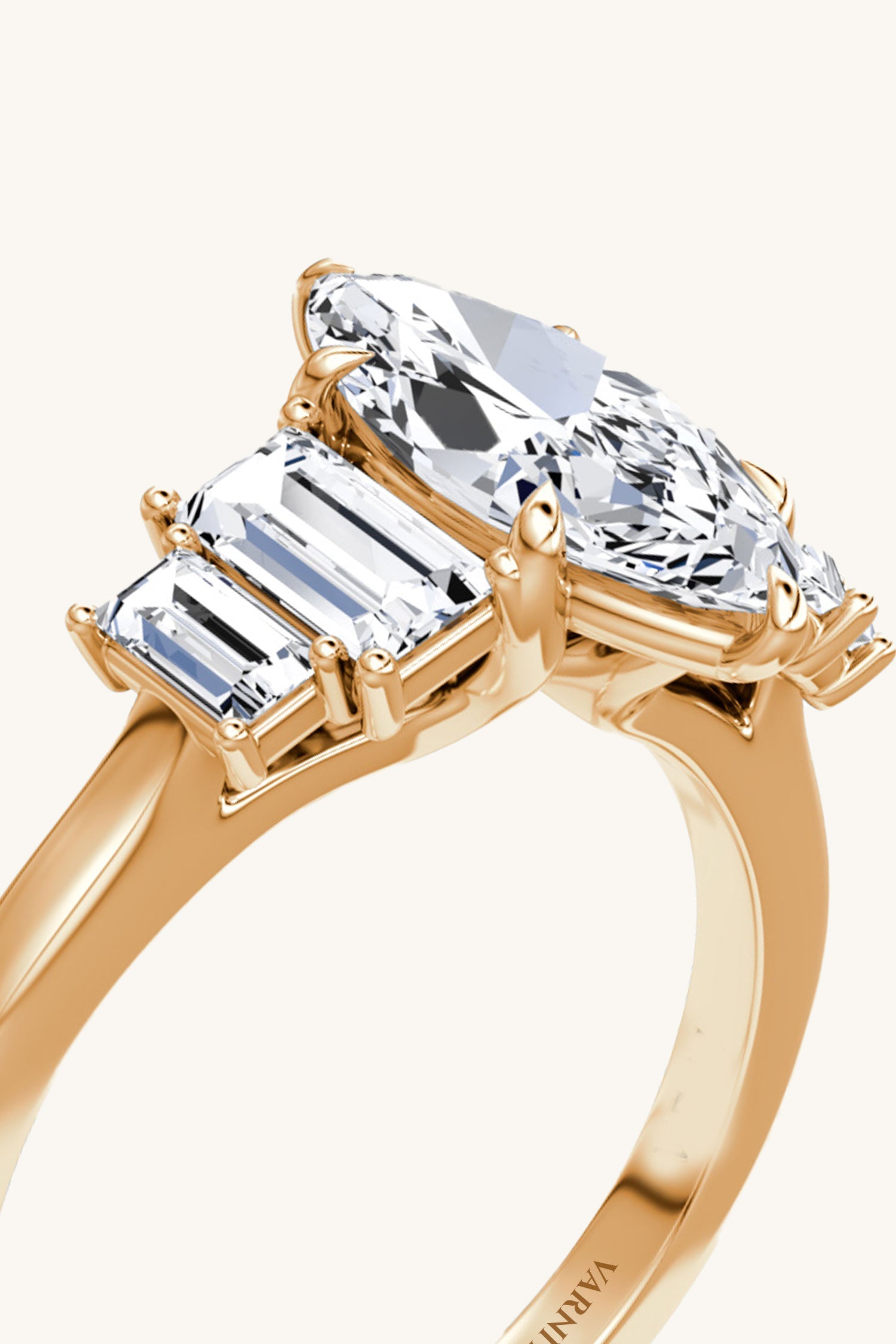 Panchsheel Marquise Solitaire Ring