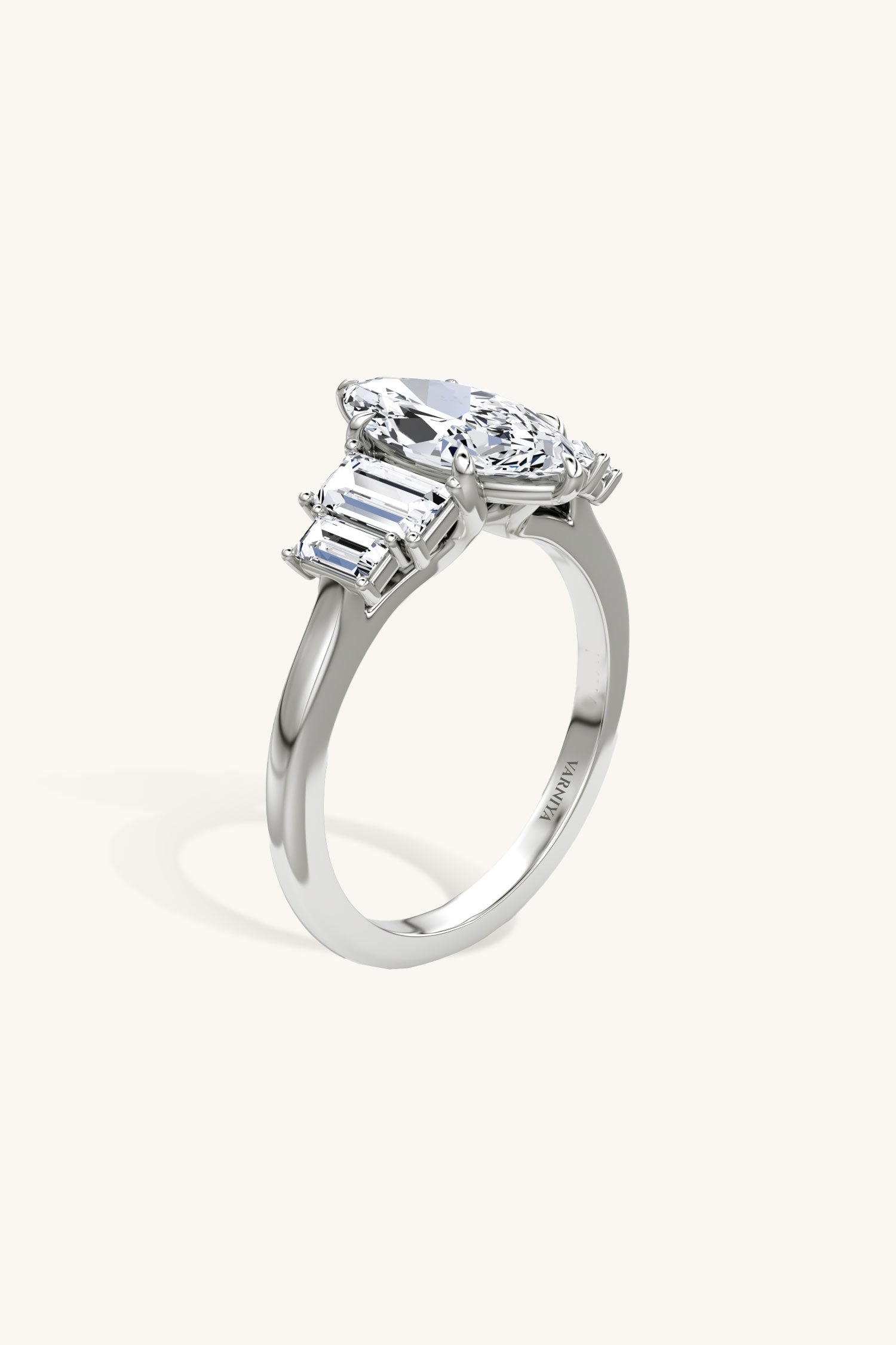 Panchsheel Marquise Solitaire Ring