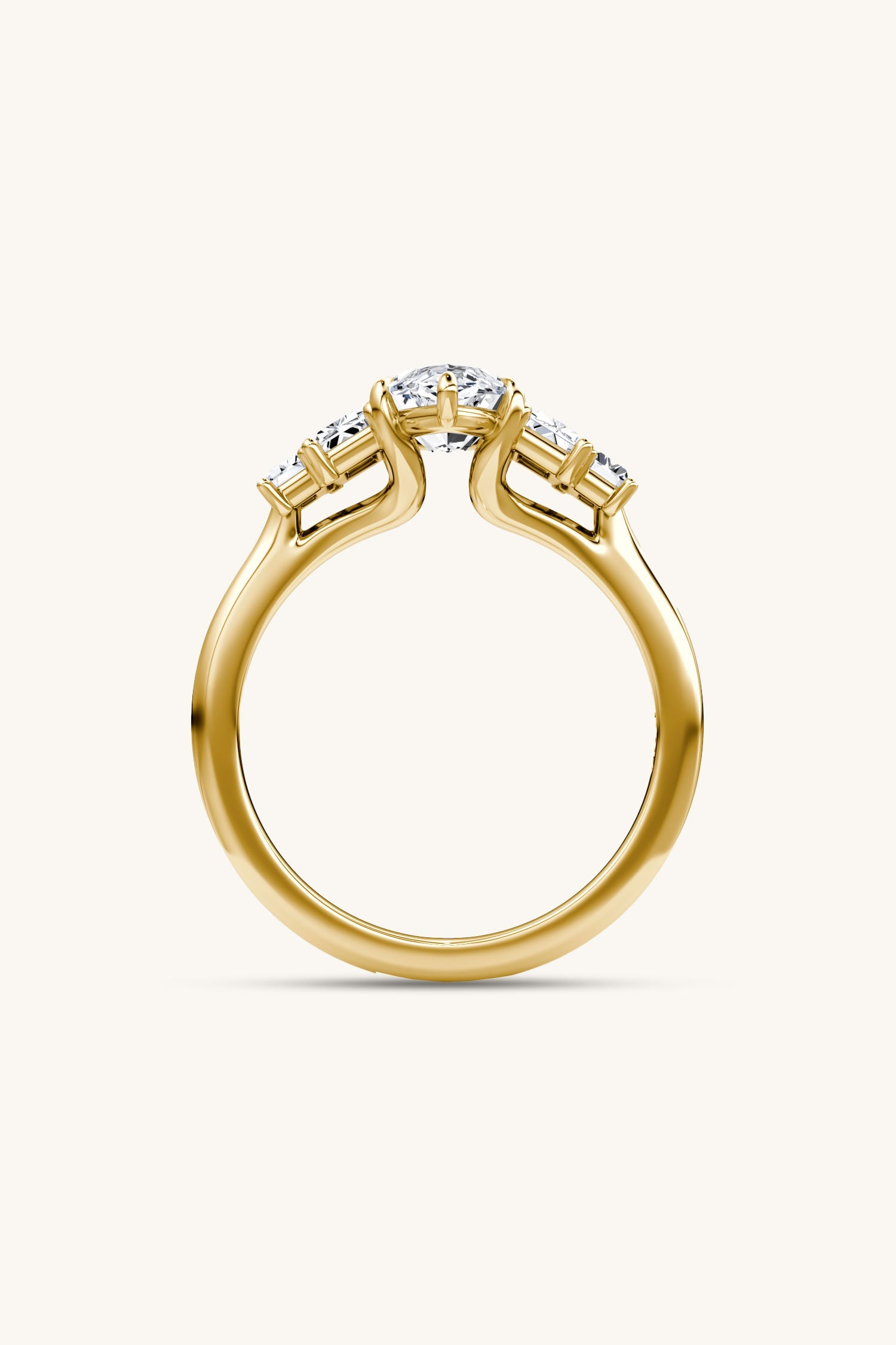 Panchsheel Marquise Solitaire Ring