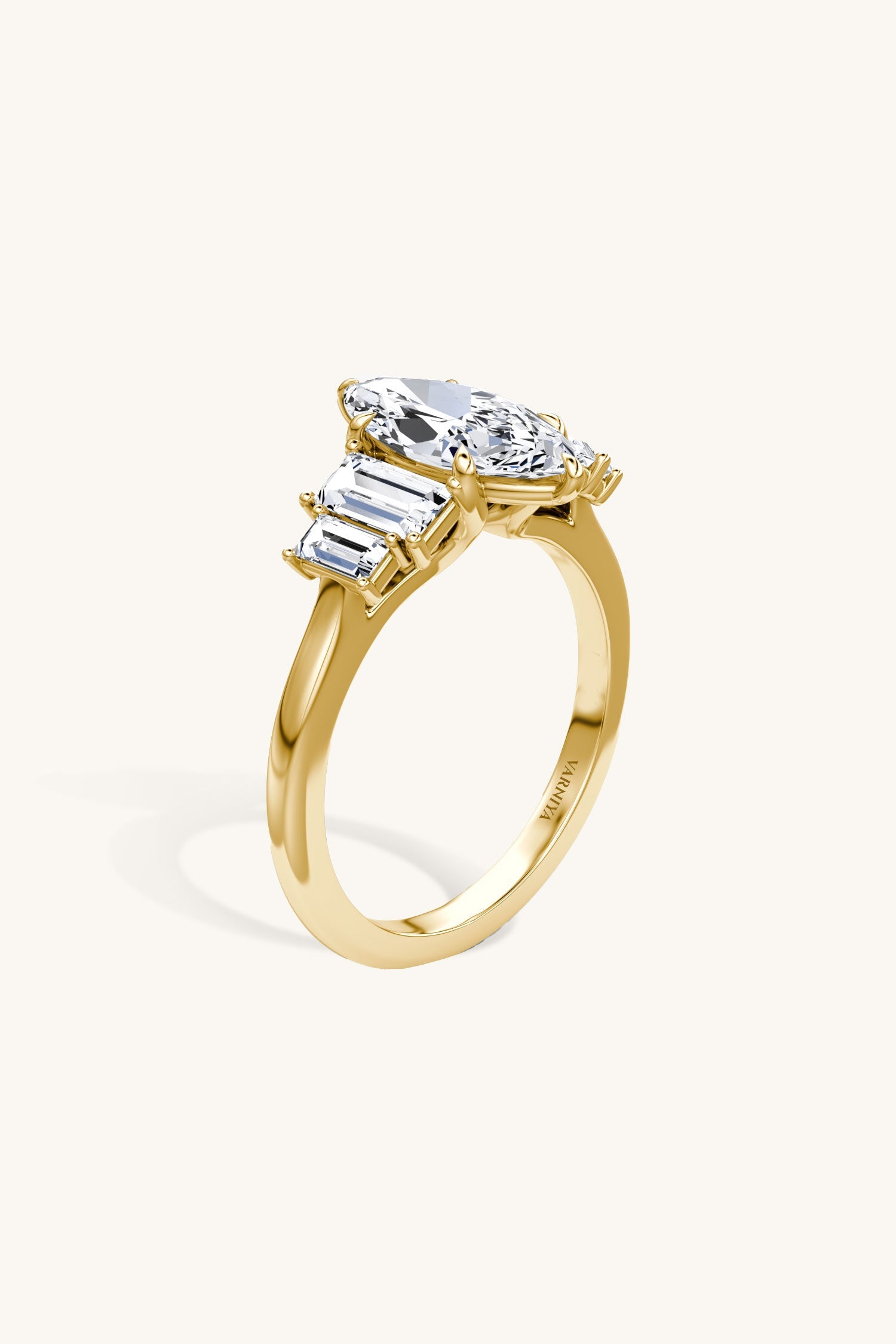 Panchsheel Marquise Solitaire Ring
