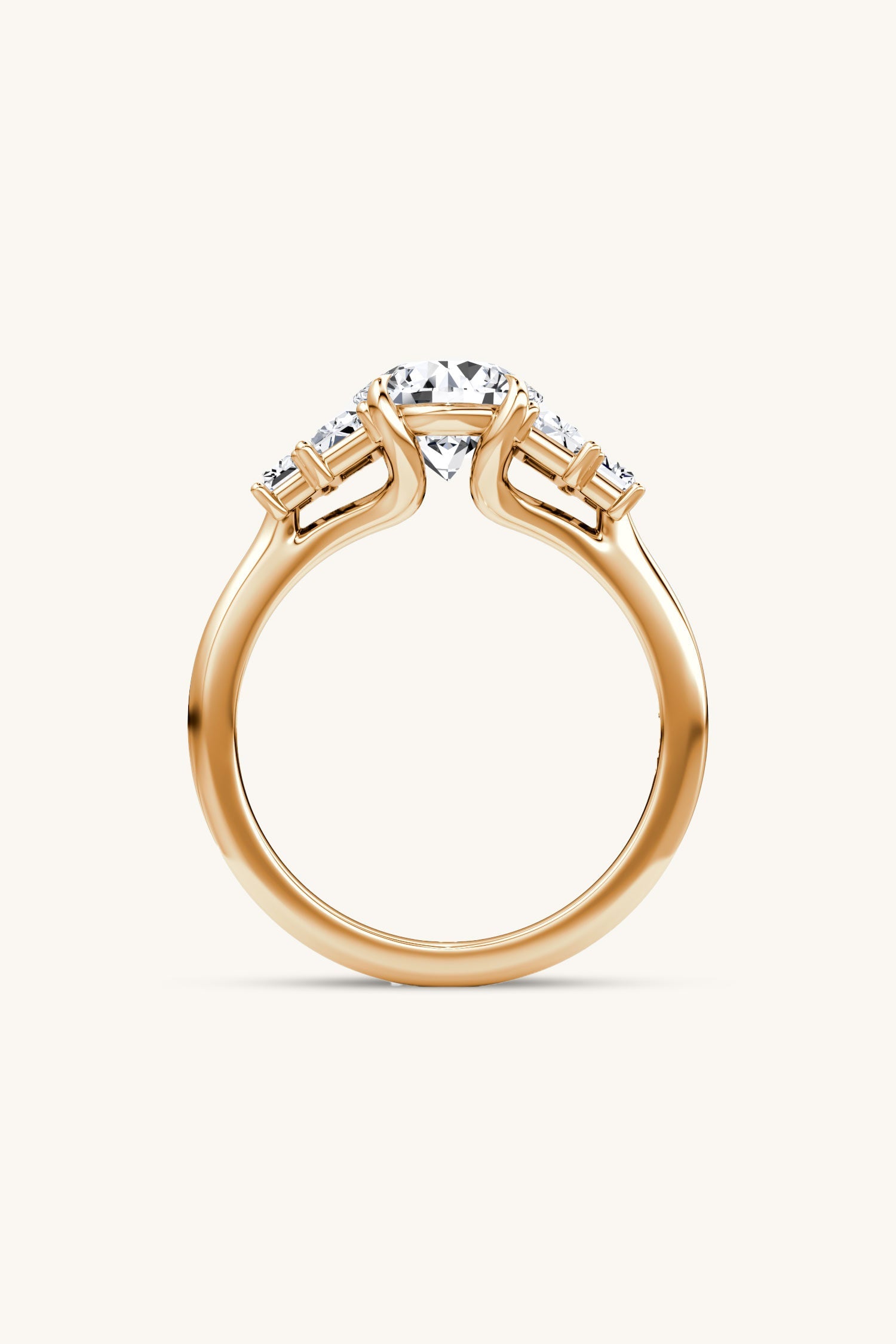 Panchsheel Round Brilliant Solitaire Ring