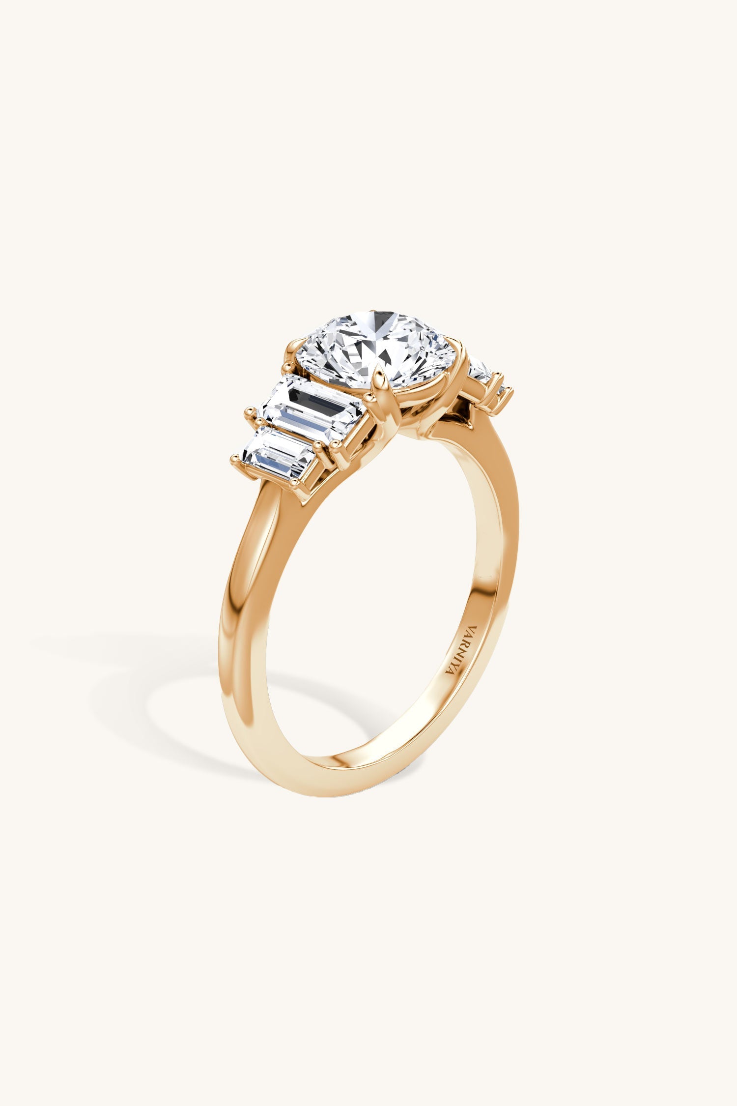 Panchsheel Round Brilliant Solitaire Ring