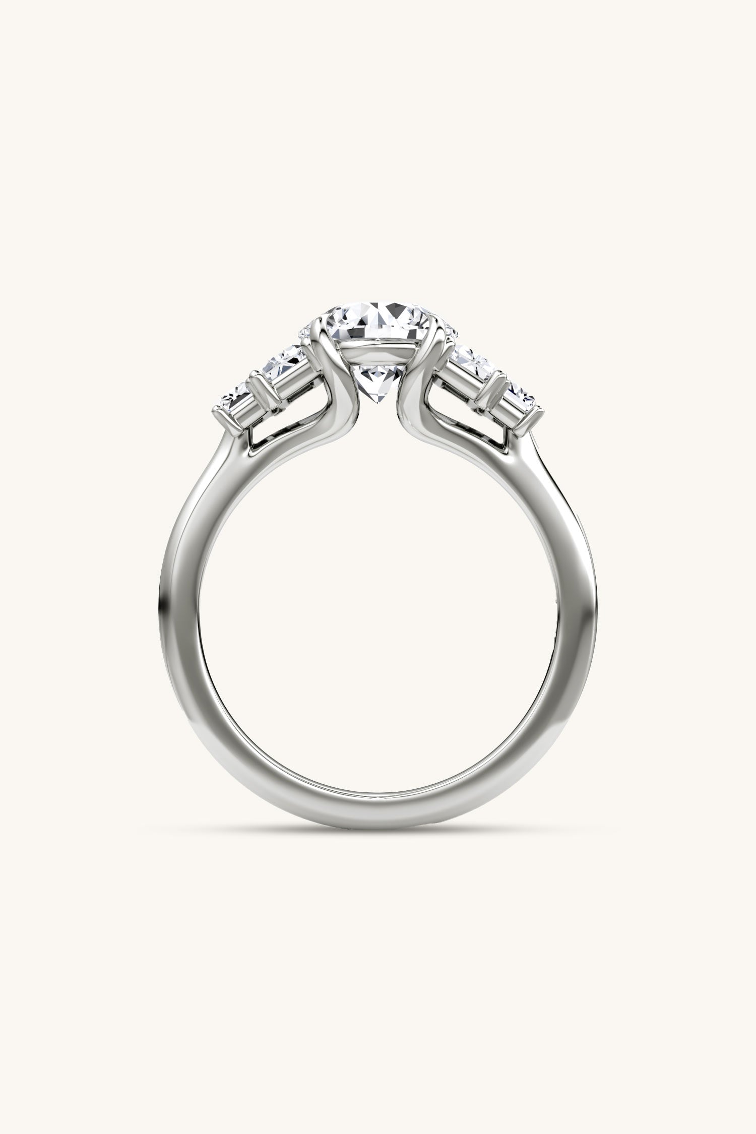 Panchsheel Round Brilliant Solitaire Ring