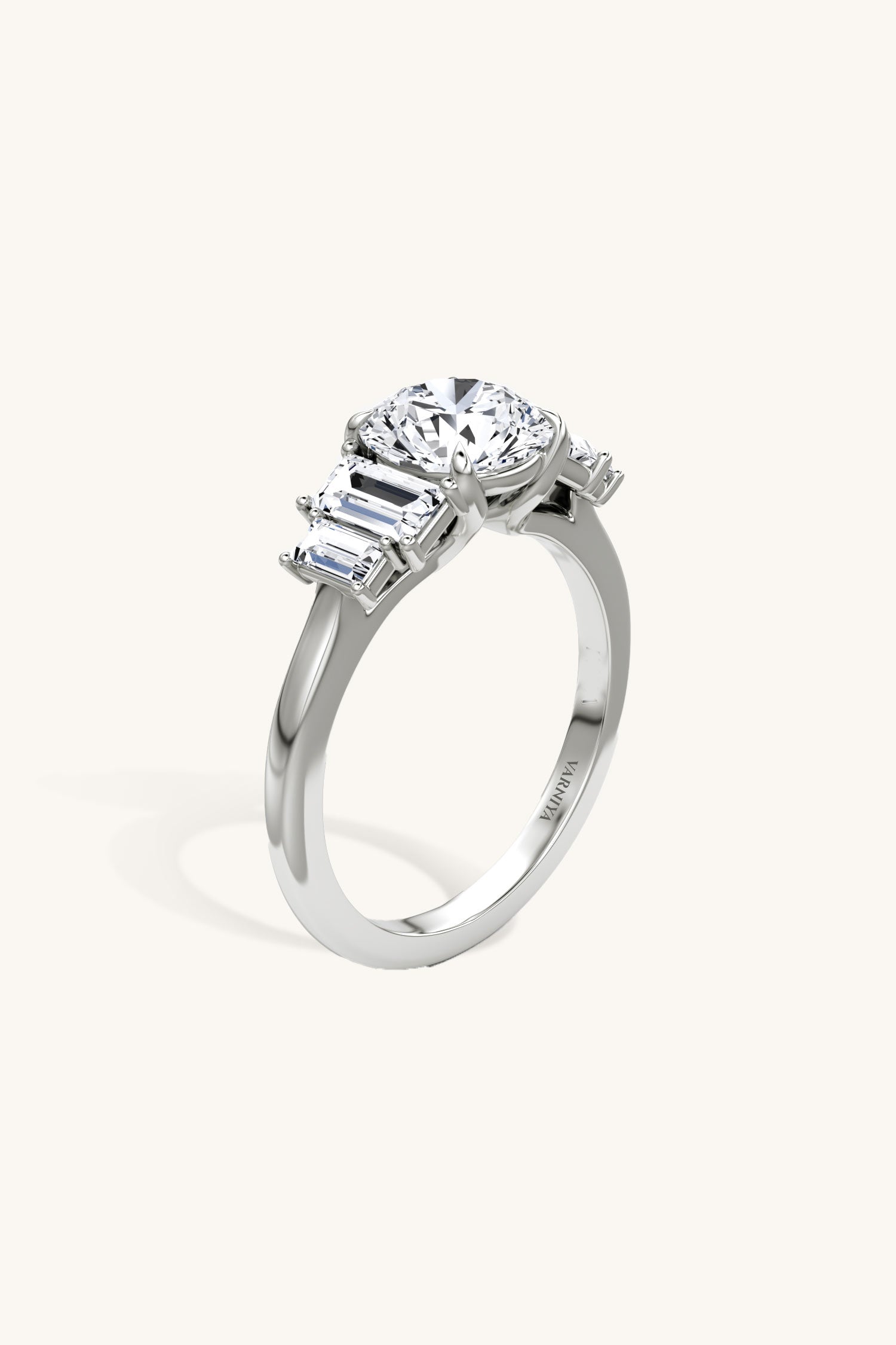 Panchsheel Round Brilliant Solitaire Ring