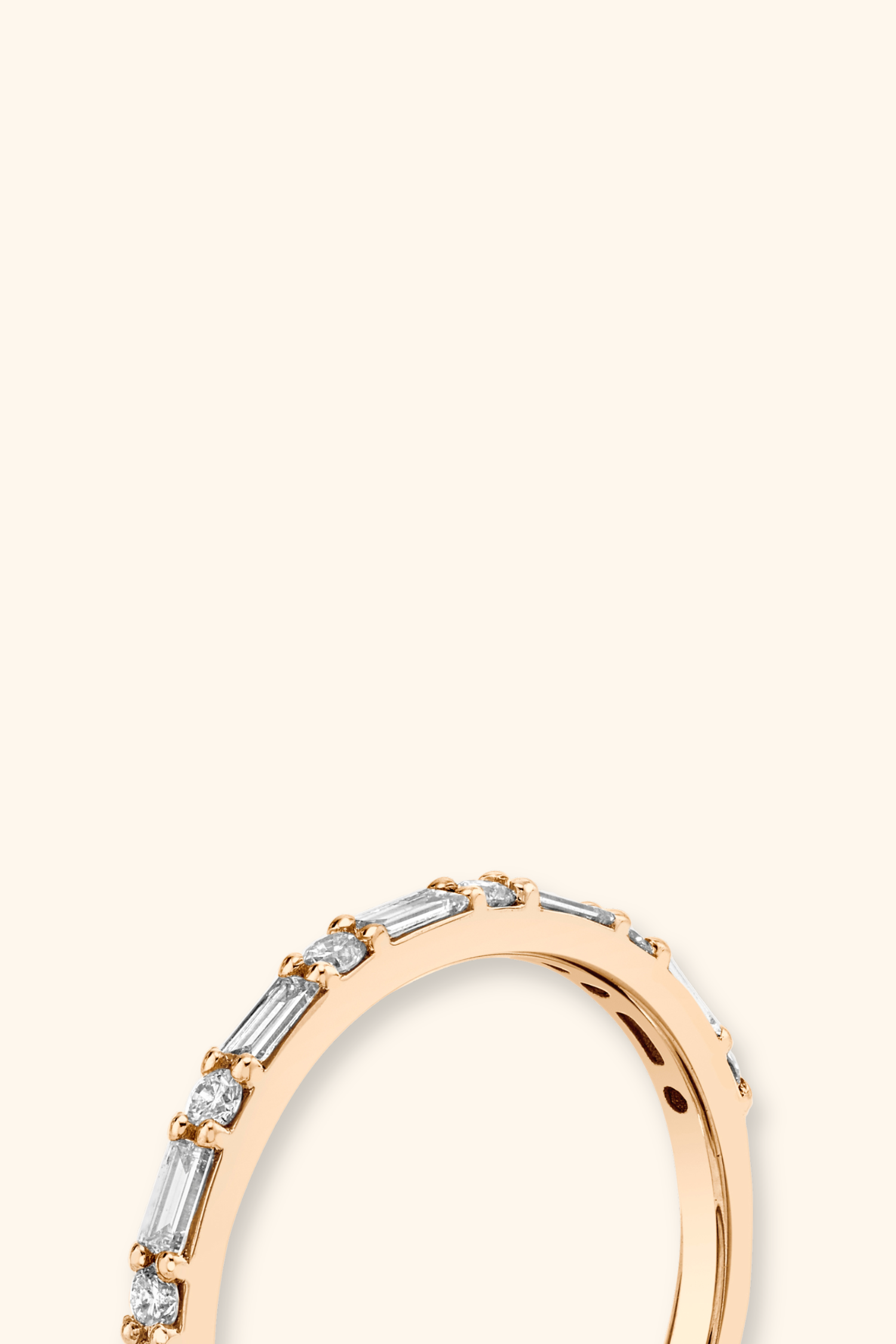 Leona Alternate Shapes Pavé Band
