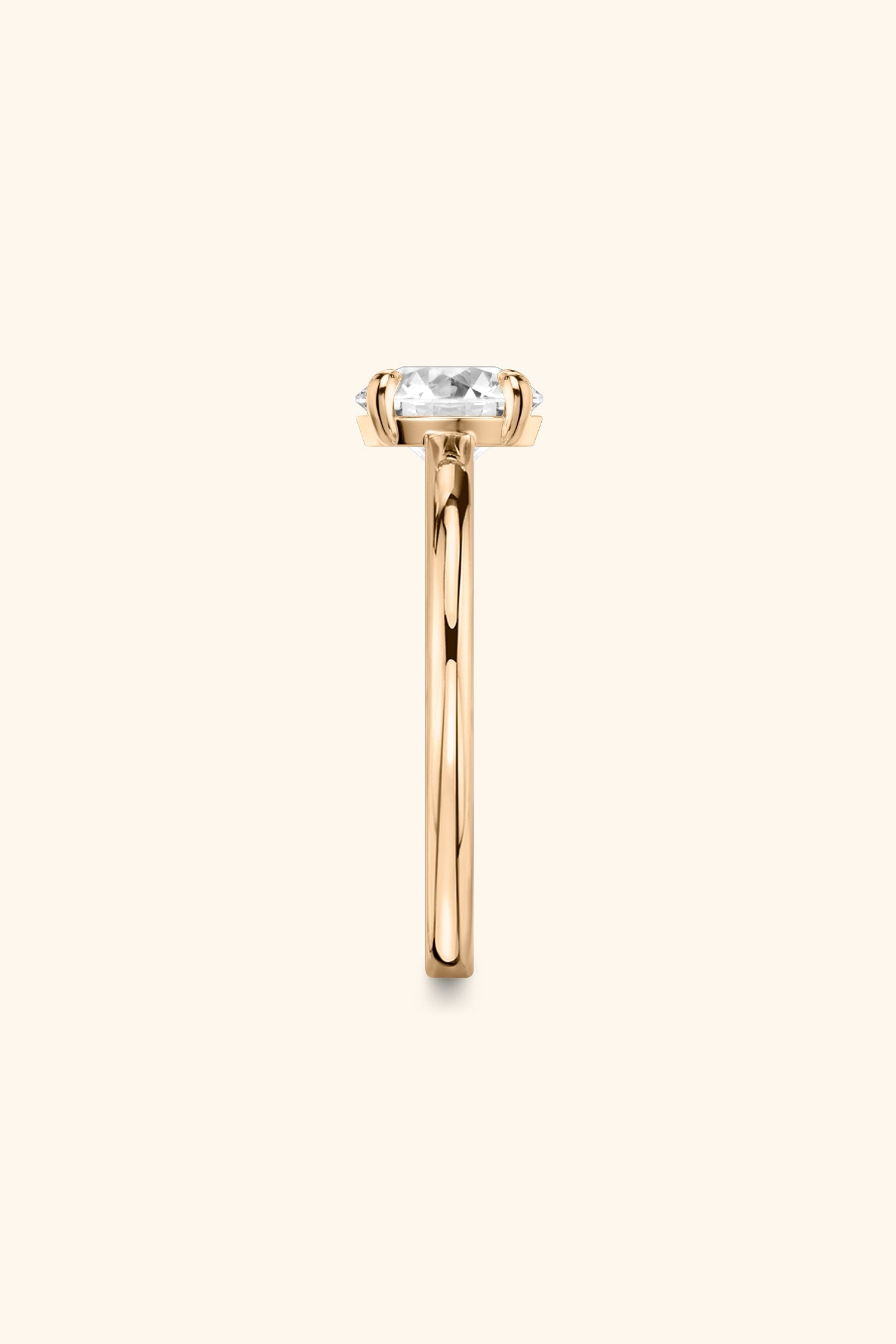 Gopuram Dome with a Round Brilliant Solitaire