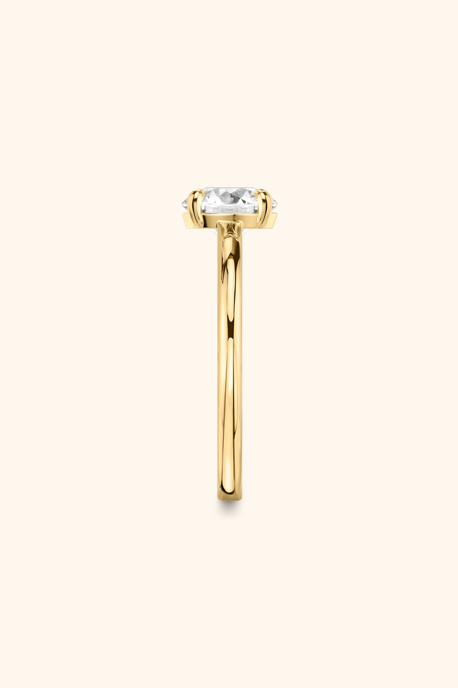 Gopuram Dome with a Round Brilliant Solitaire