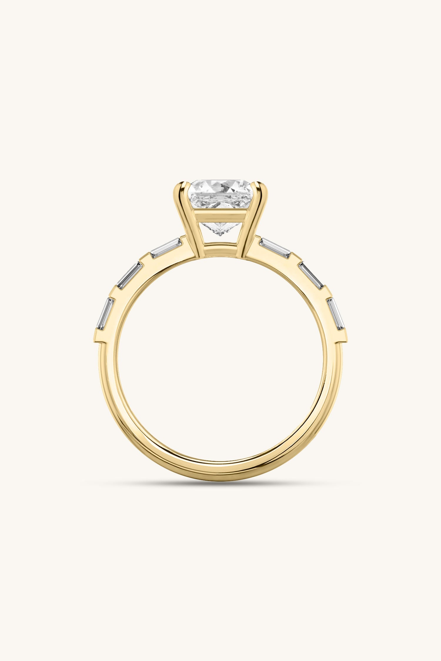 Bicephal Princess French Pavé Ring