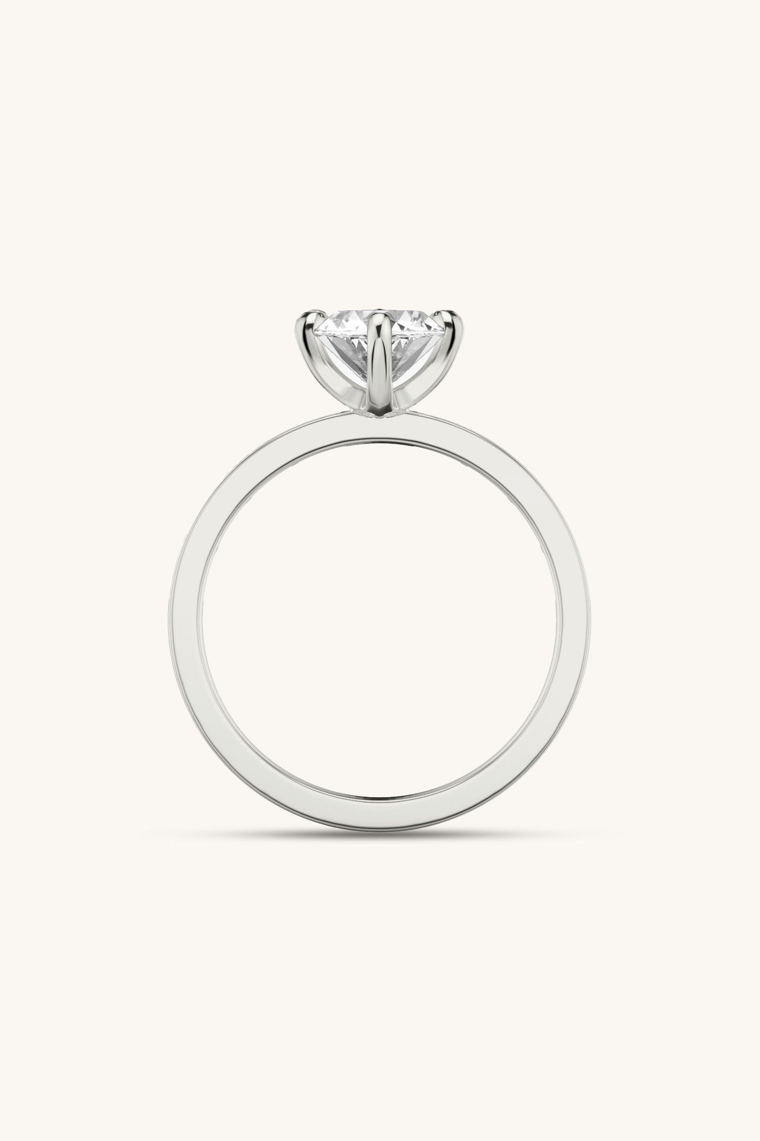 Sequinne Marquise Channel Pavé Band