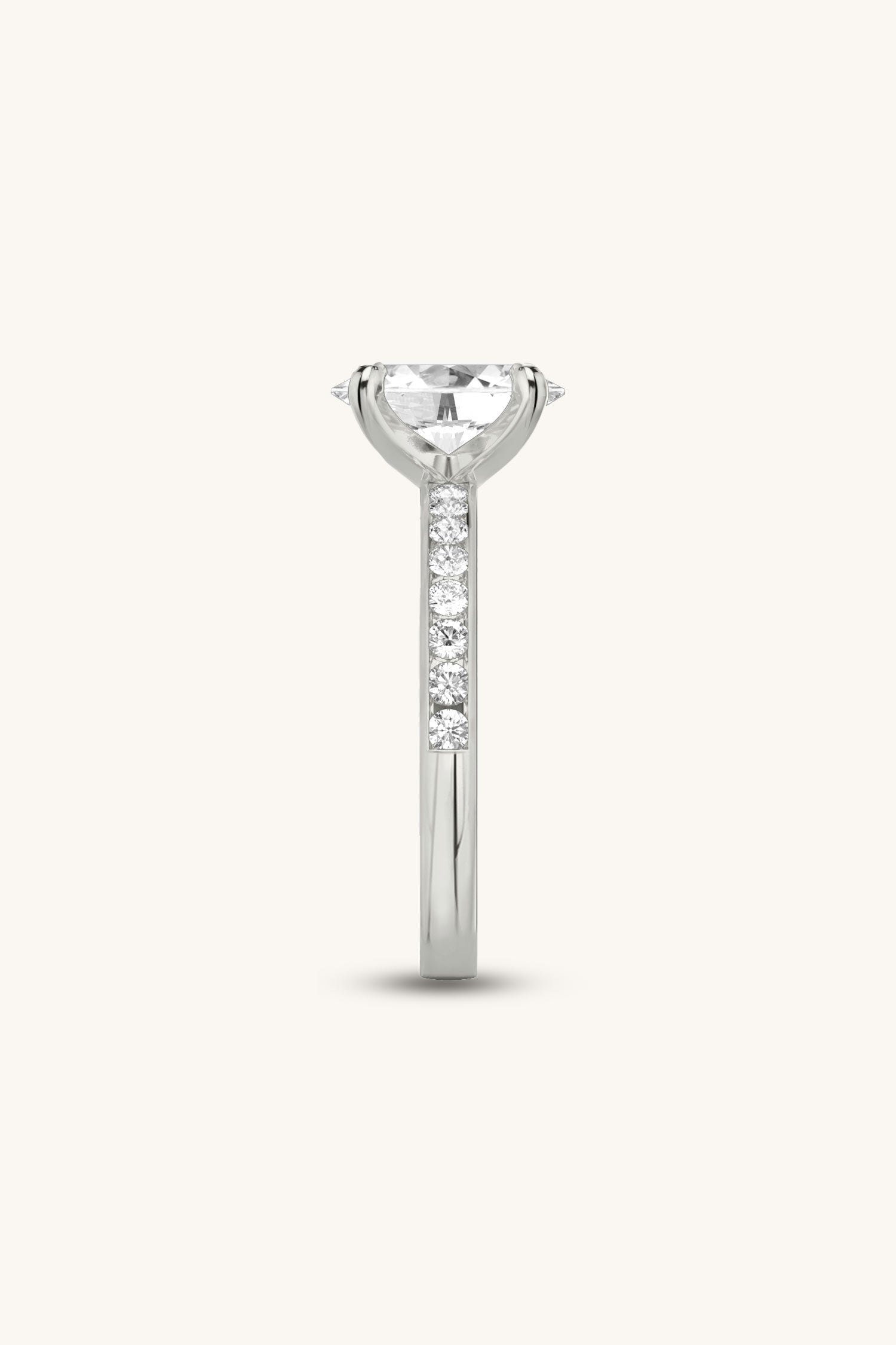 Sequinne Oval Large Pavé Best Band