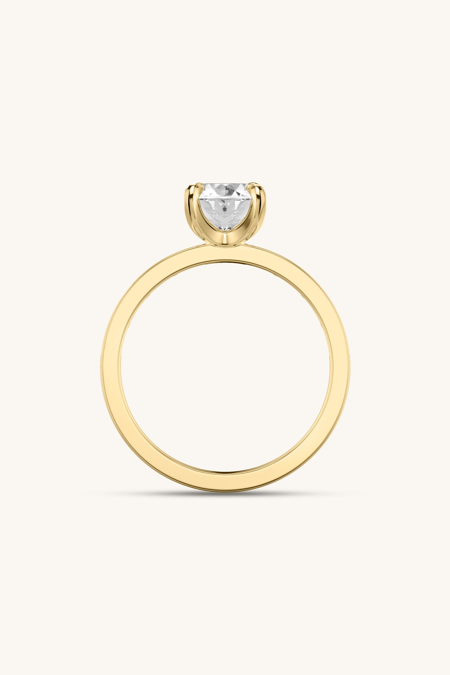 Sequinne Oval Channel Pavé Band