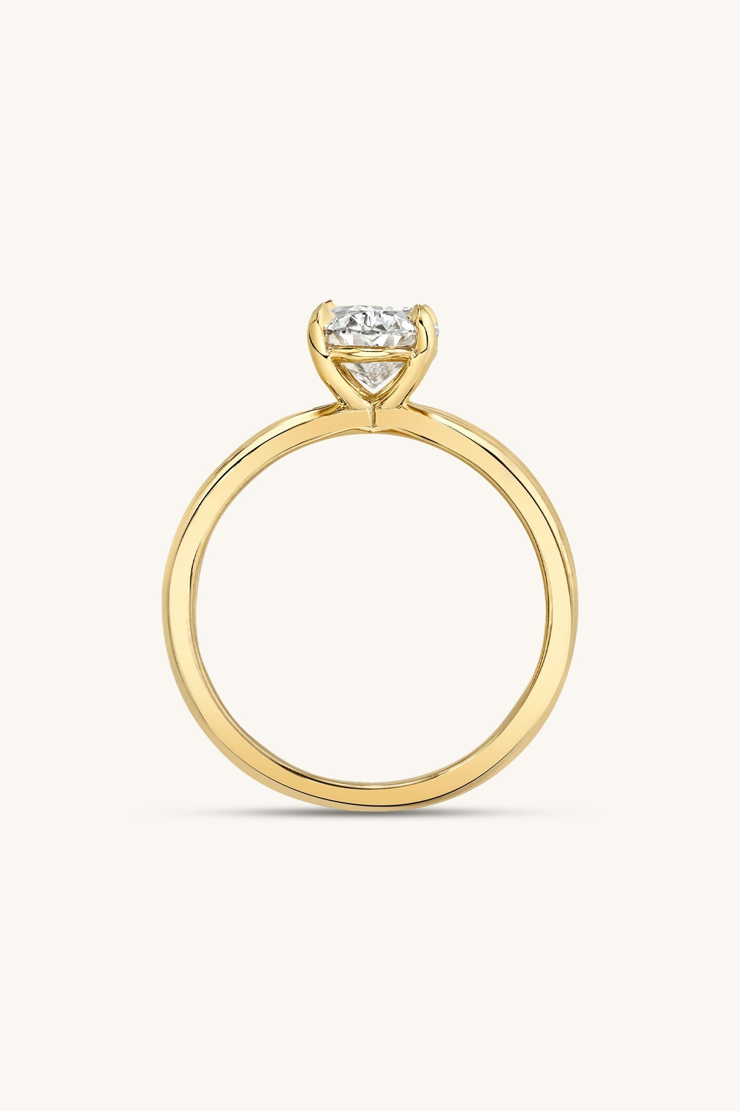 Luisa Oval Solitaire Ring