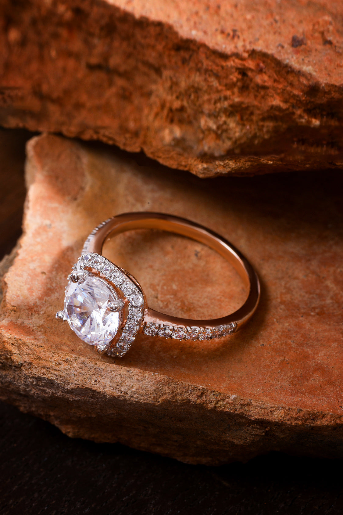 Rosalinda with Round Brilliant Solitaire