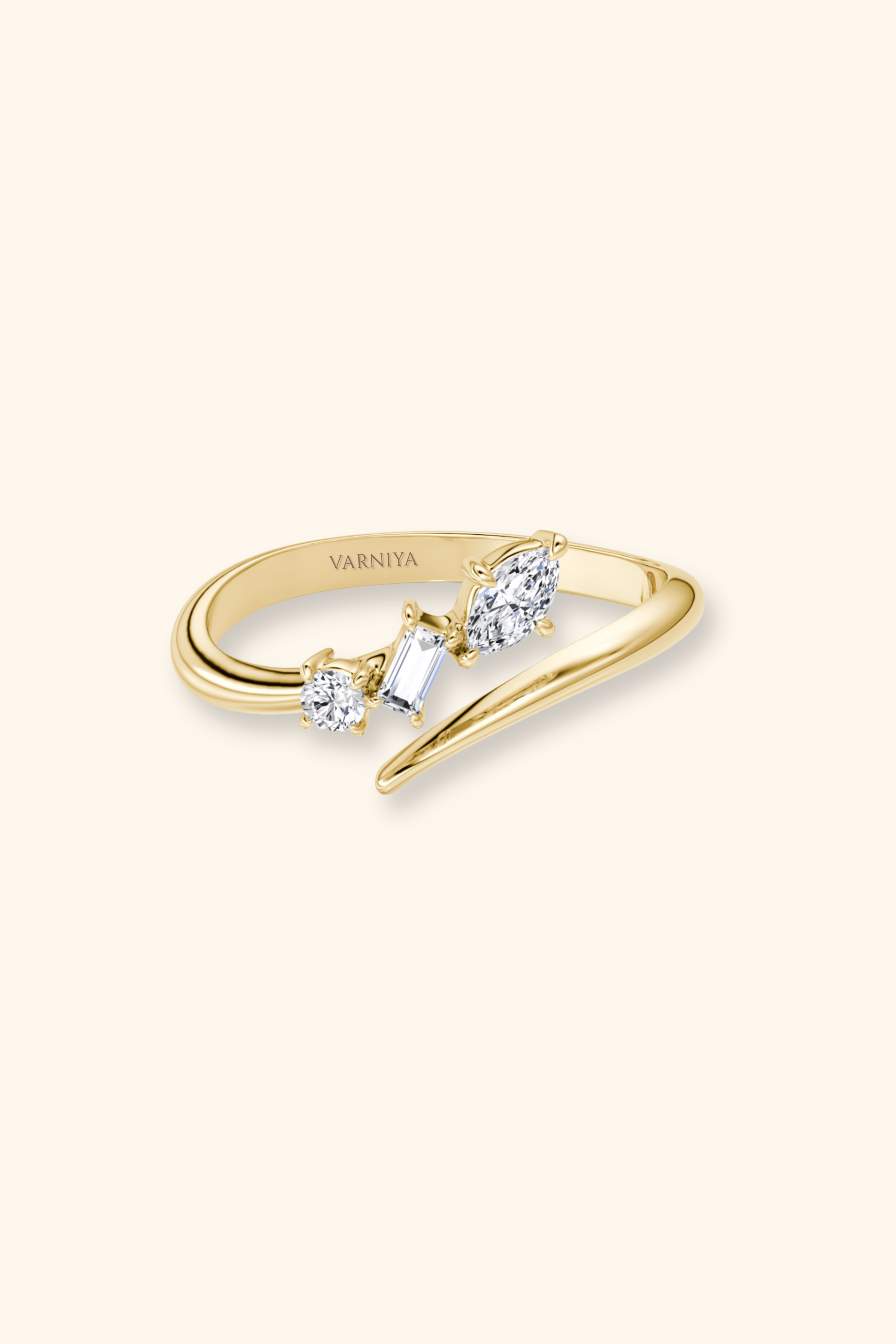 Valencia Three Stone Ring