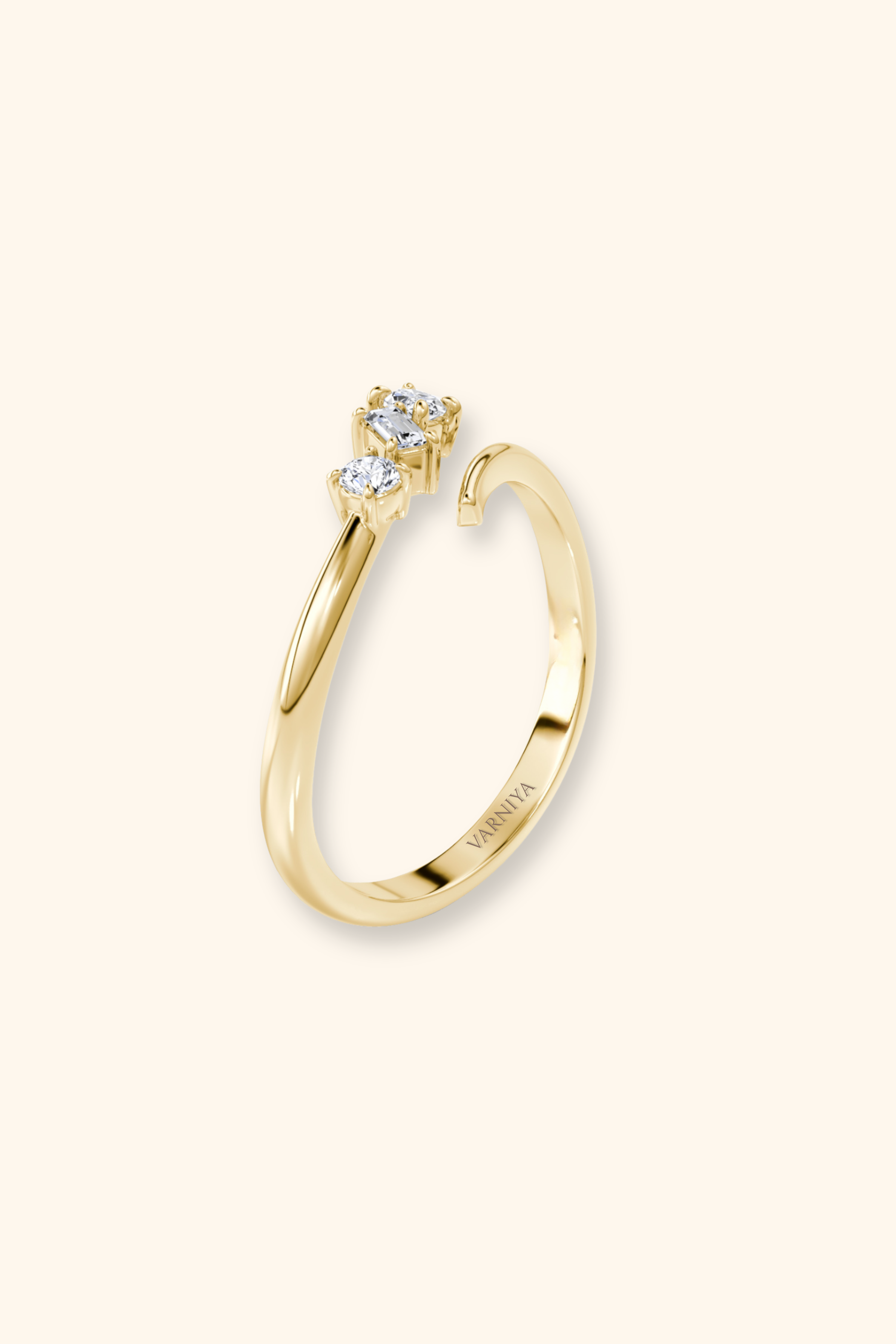 Valencia Three Stone Ring