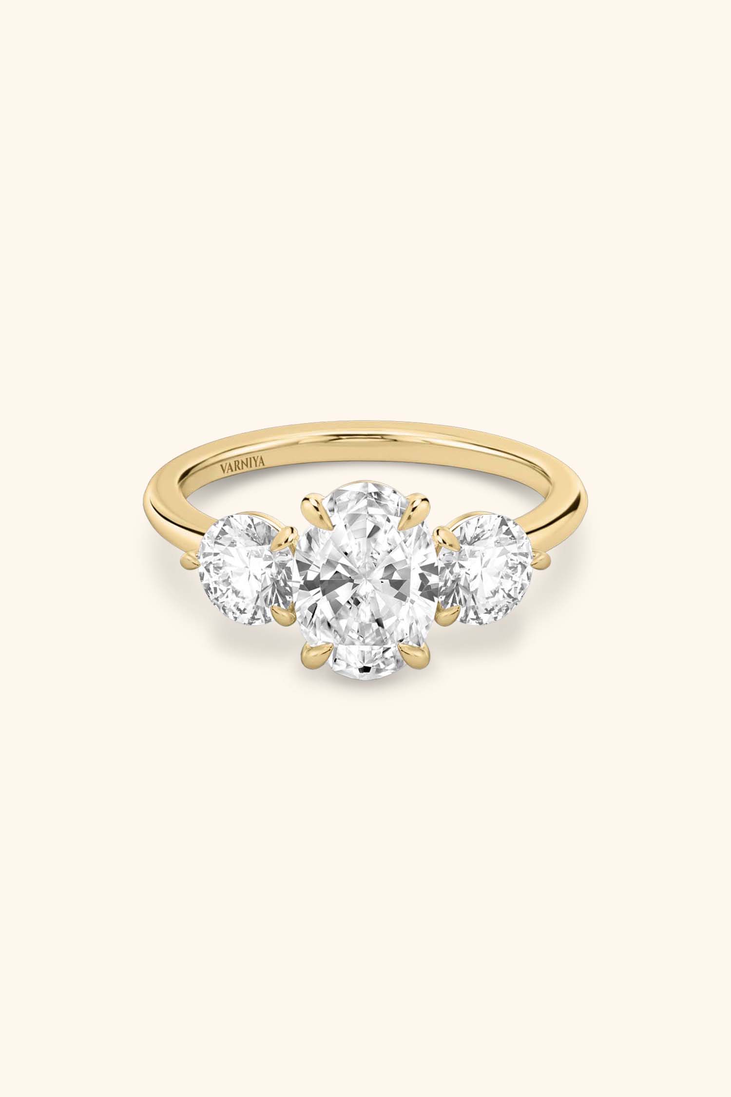 Carat Round Side Stones