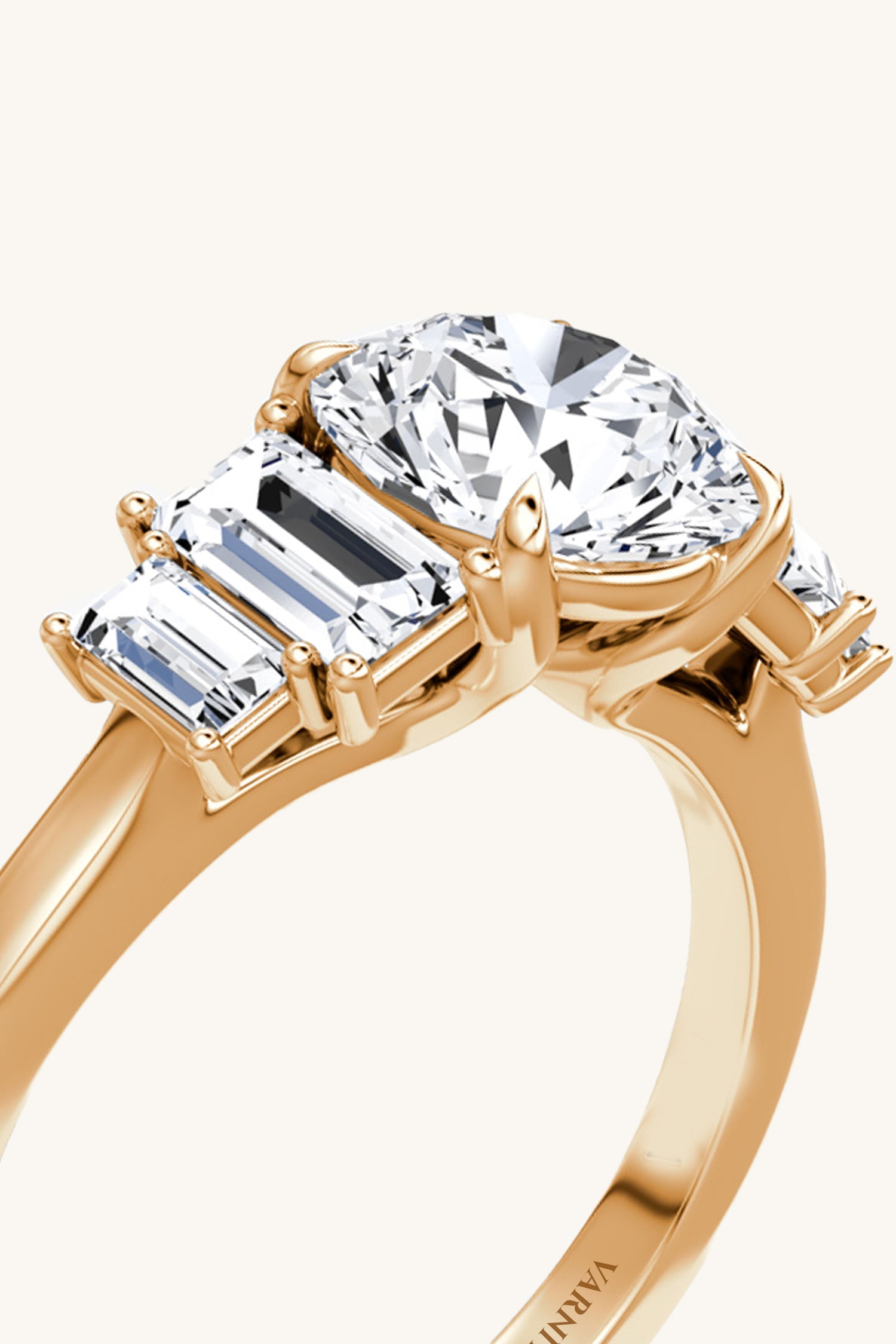 Panchsheel Round Brilliant Solitaire Ring
