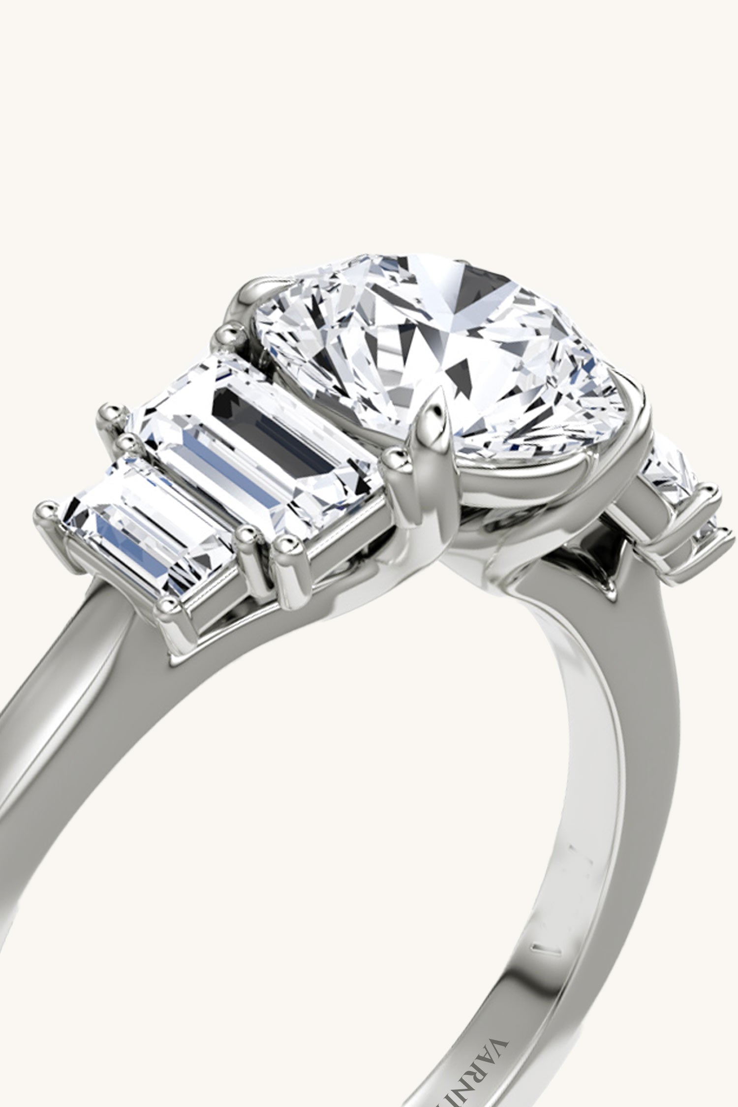 Panchsheel Round Brilliant Solitaire Ring