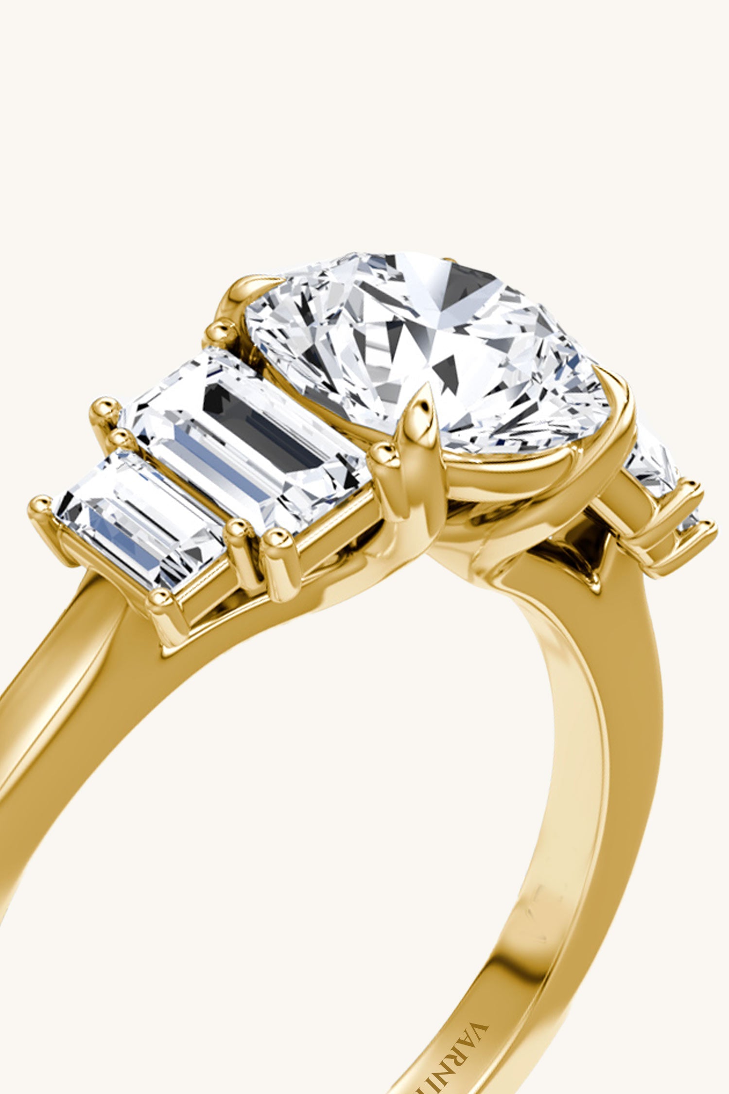 Panchsheel Round Brilliant Solitaire Ring
