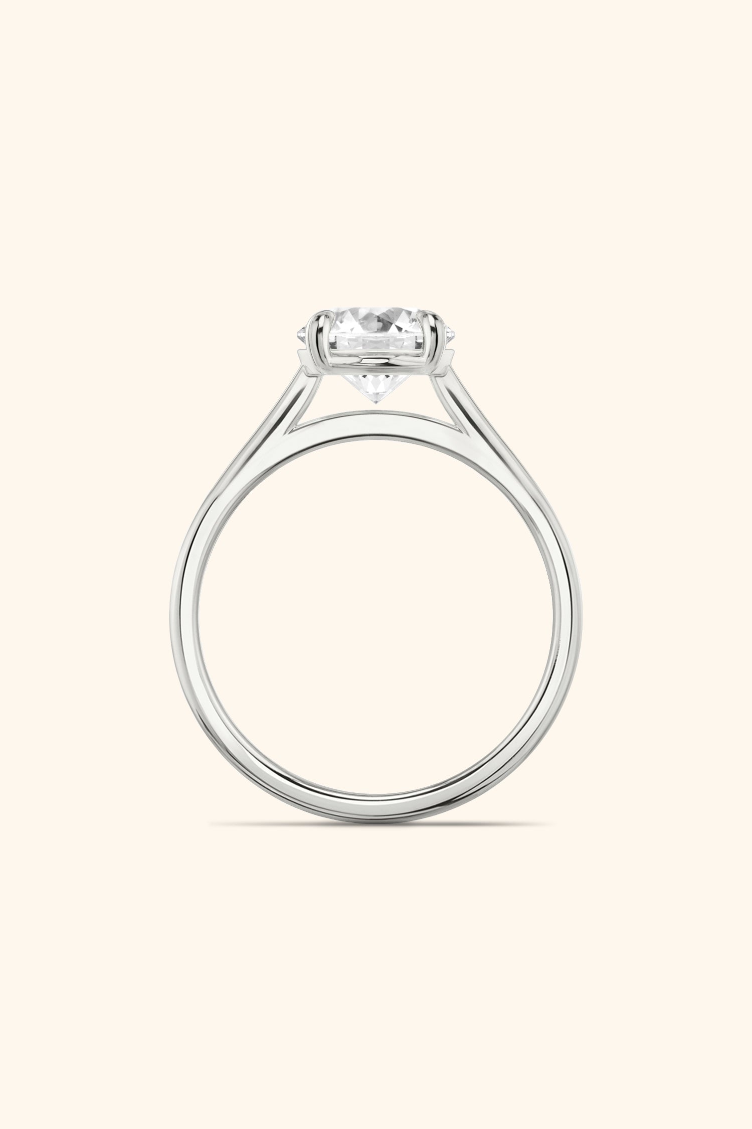 Gopuram Dome with a Round Brilliant Solitaire