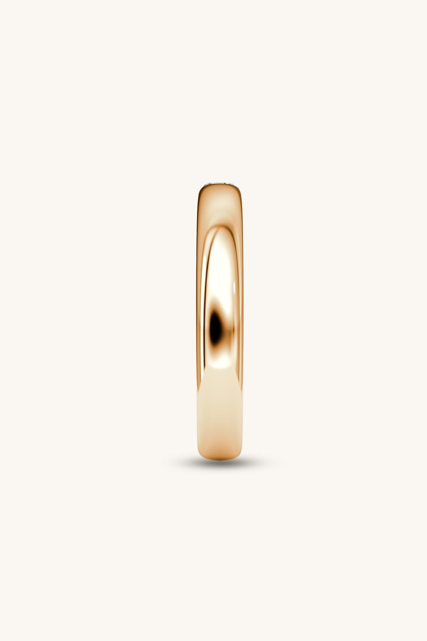Catarina Men's Round Brilliant Solitaire Band