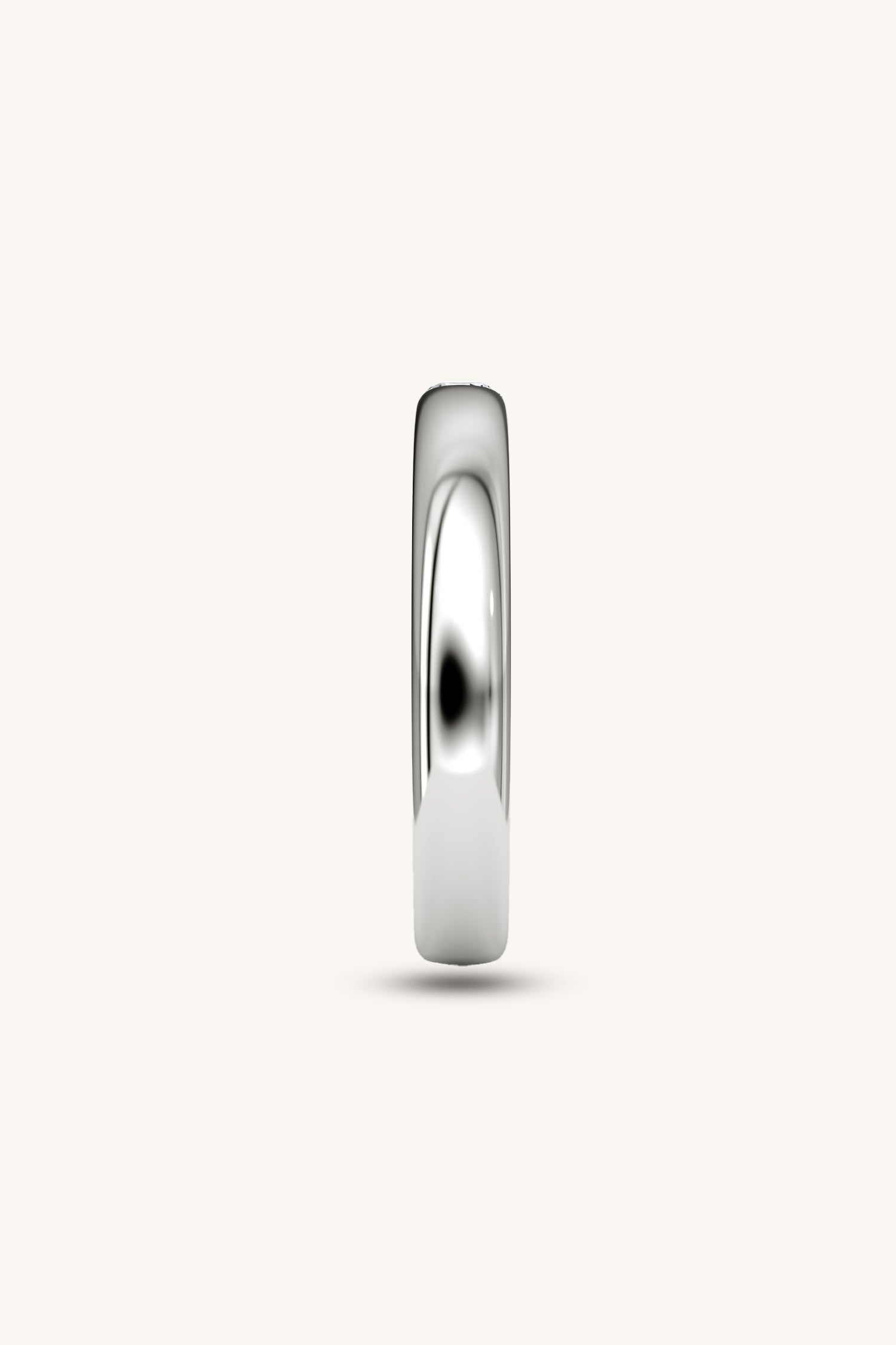 Catarina Men's Round Brilliant Solitaire Band