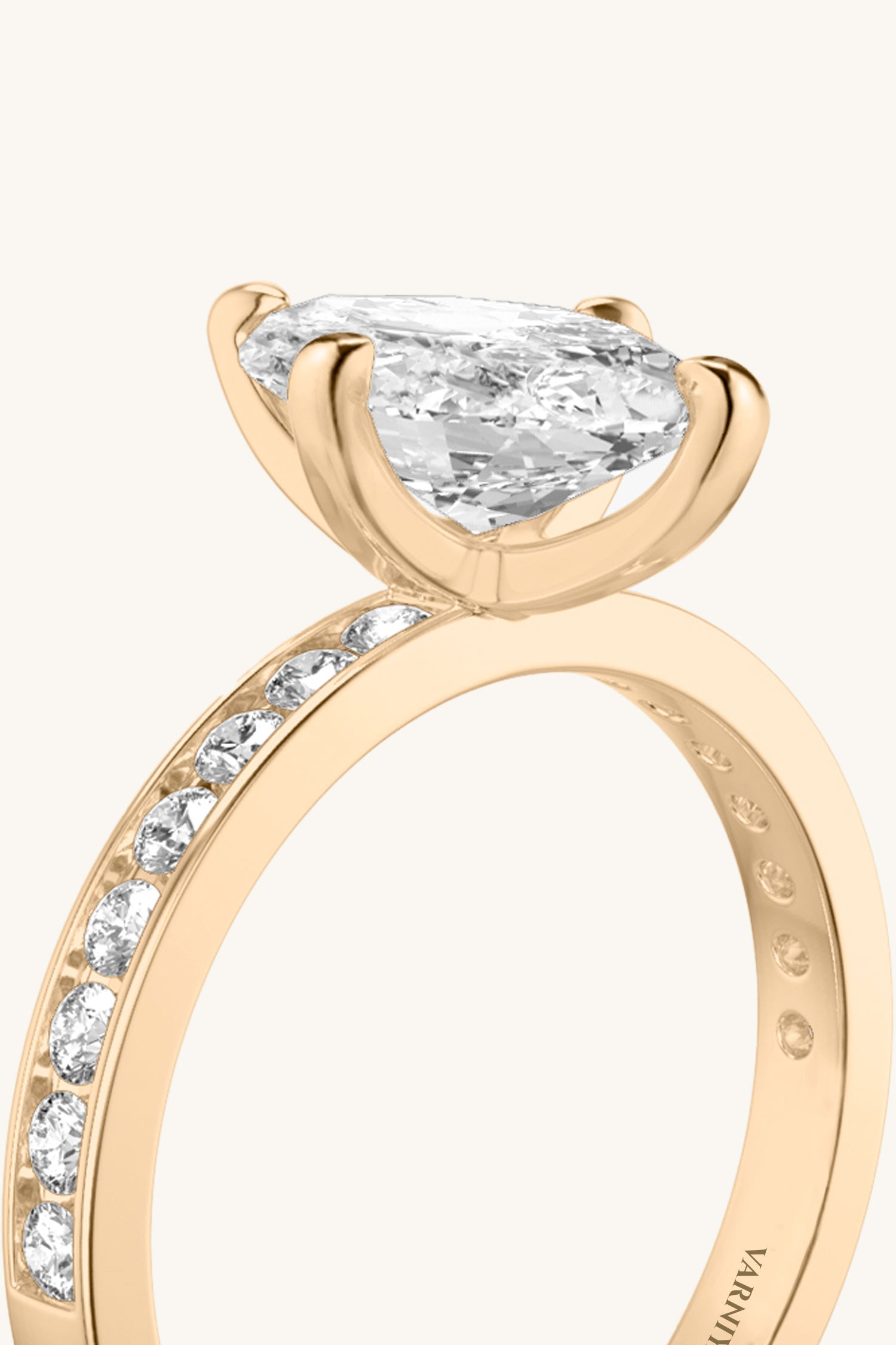 Sequinne Marquise Large Pavé Band