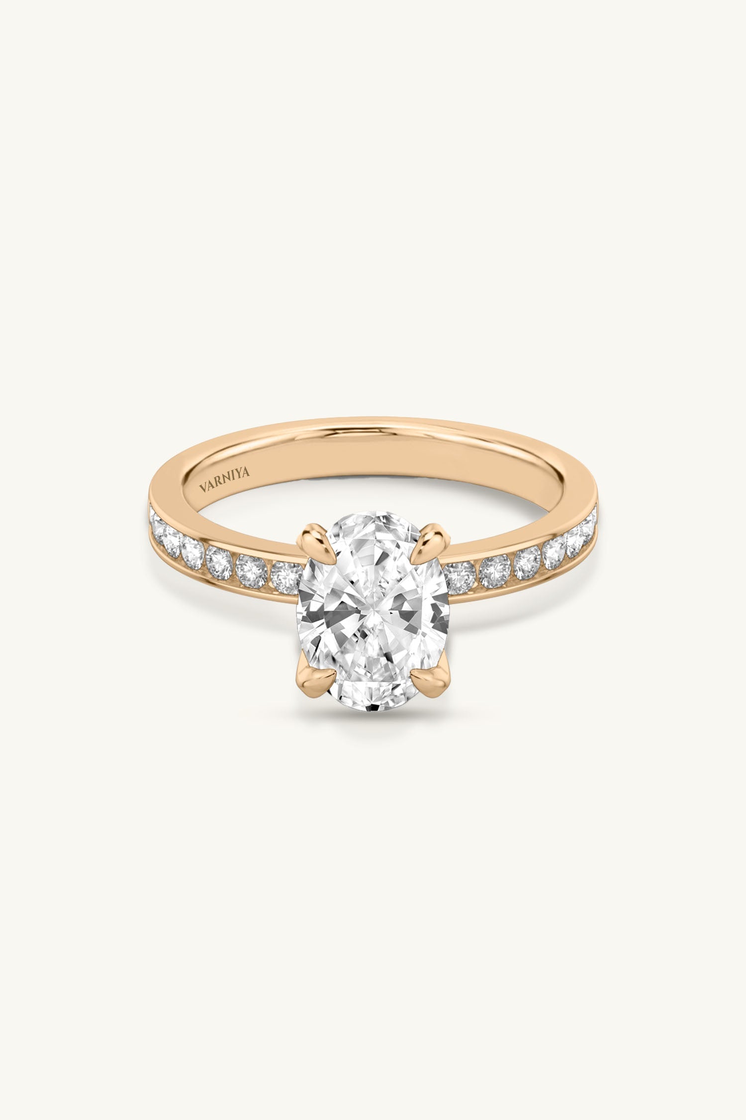 Sequinne Oval Large Pavé Best Band