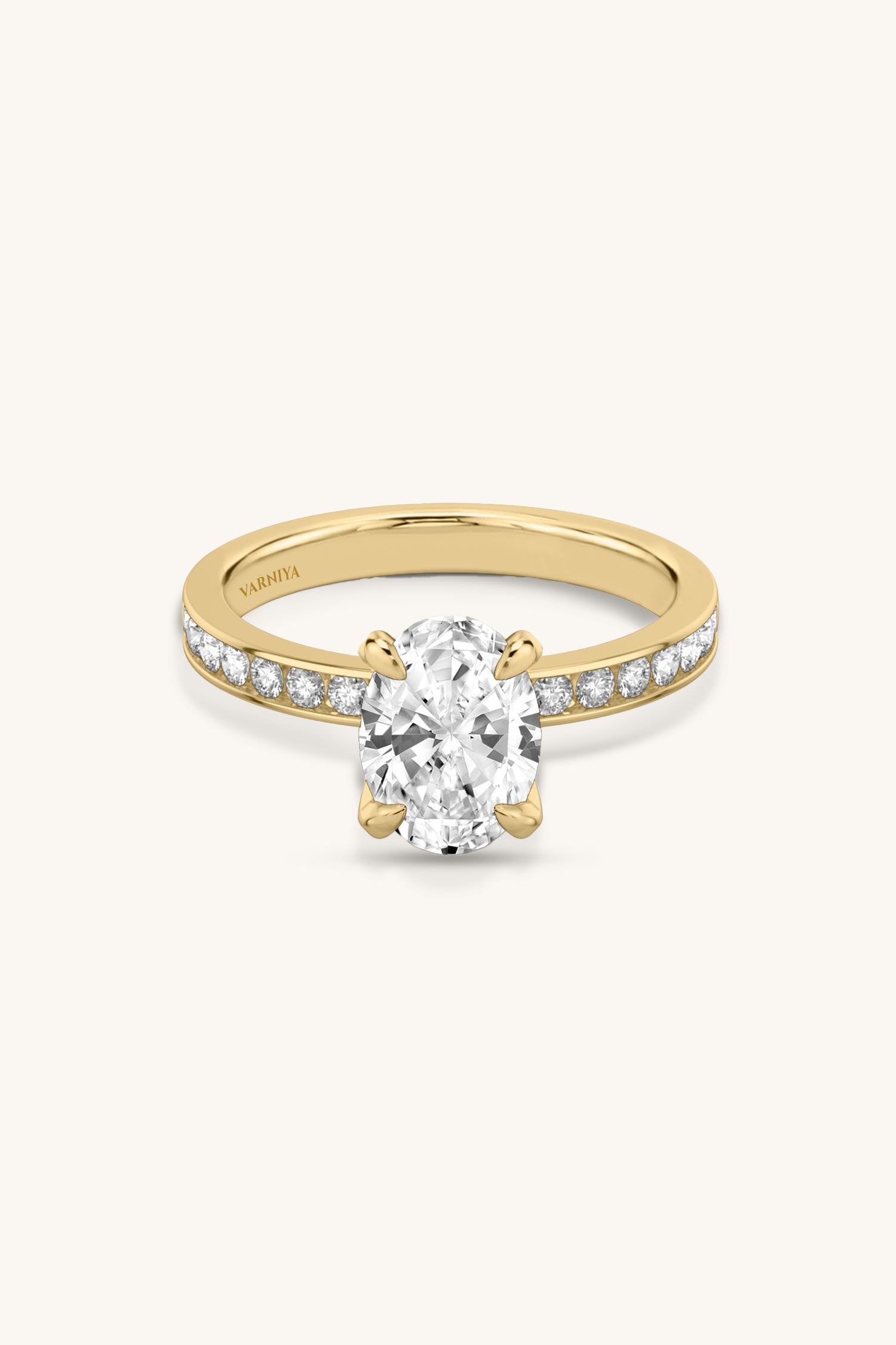 Sequinne Oval Large Pavé Value Band