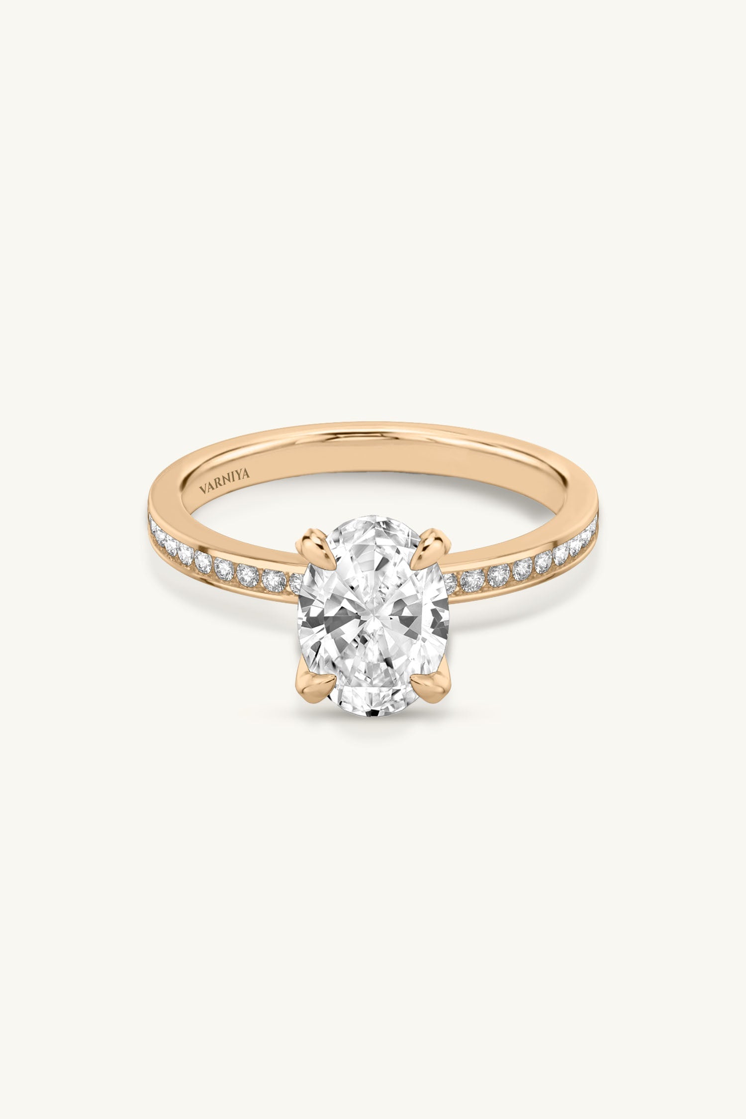 Sequinne Oval Pavé Band