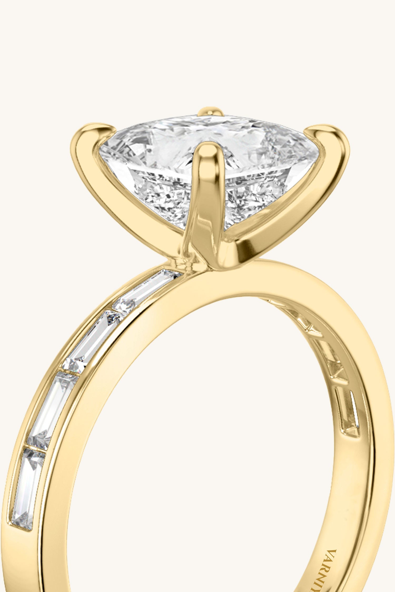 Sequinne Princess Channel Pavé Band