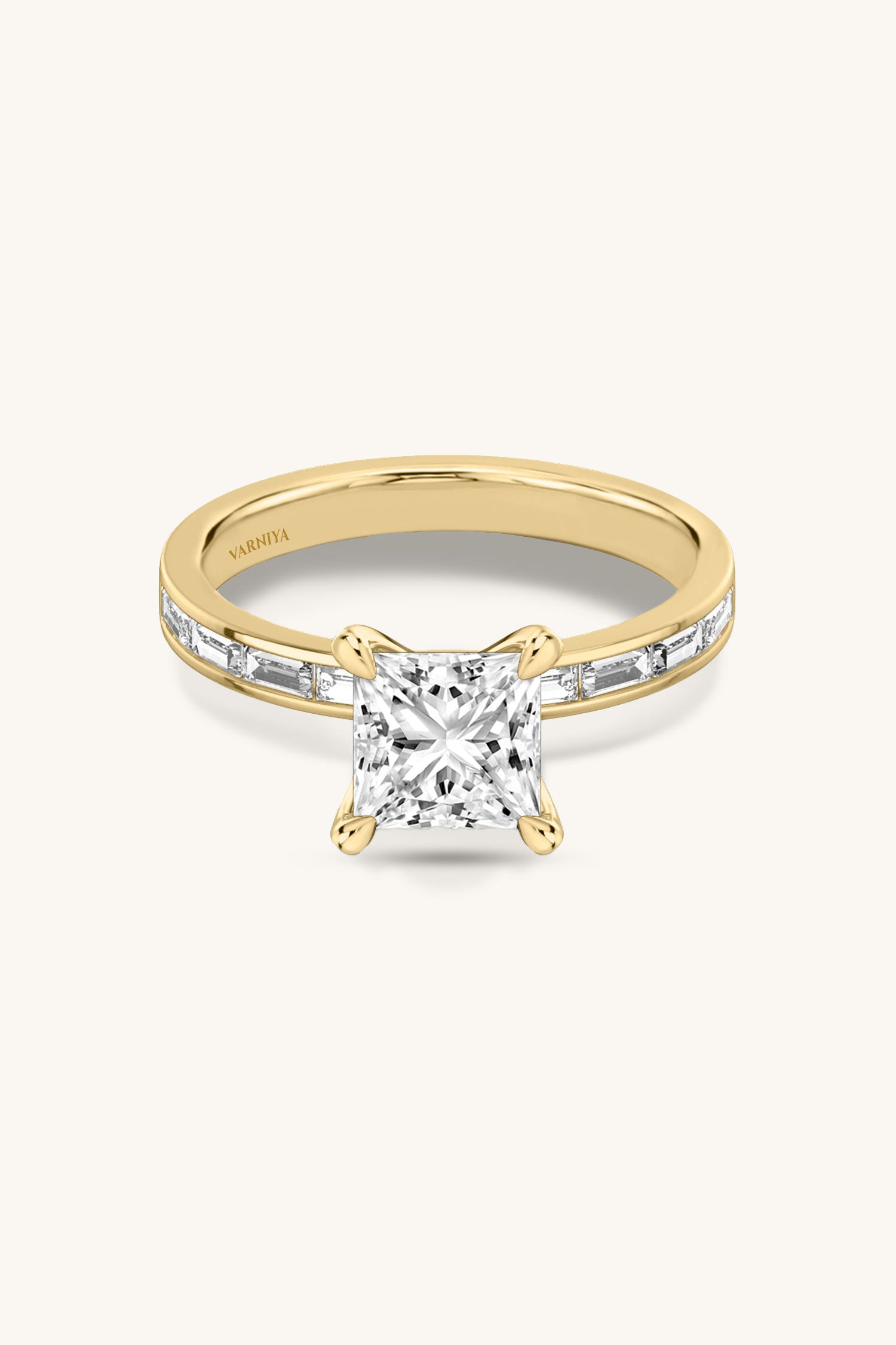 Sequinne Princess Channel Pavé Band
