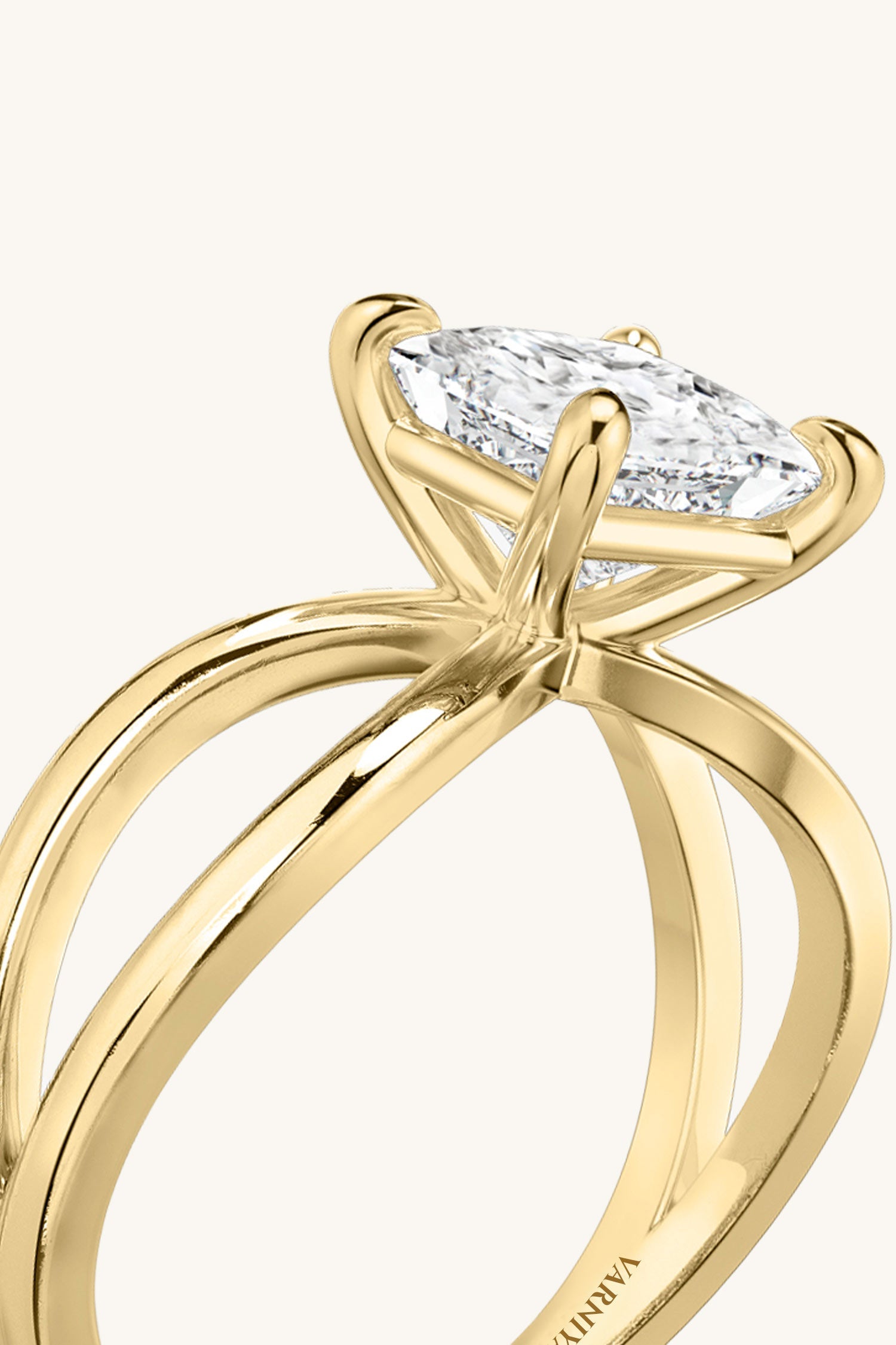Luisa Princess Solitaire Ring